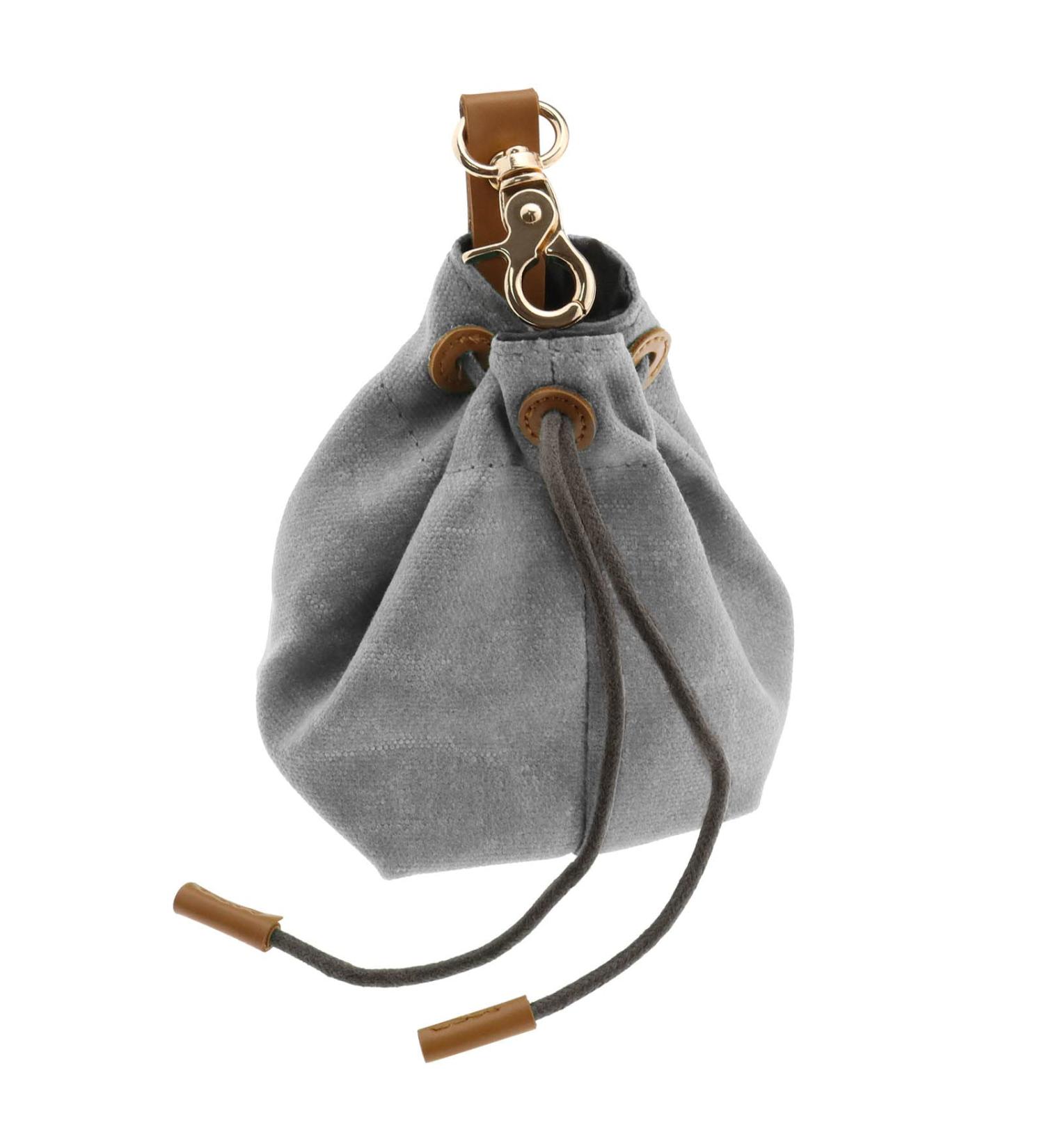OTOTEC Dog Treat Pouch - Cleanable Training Bag with Clip | Grey Pet Snack Bag for Training & Outdoor Activities - Buy Online on GoSupps.com