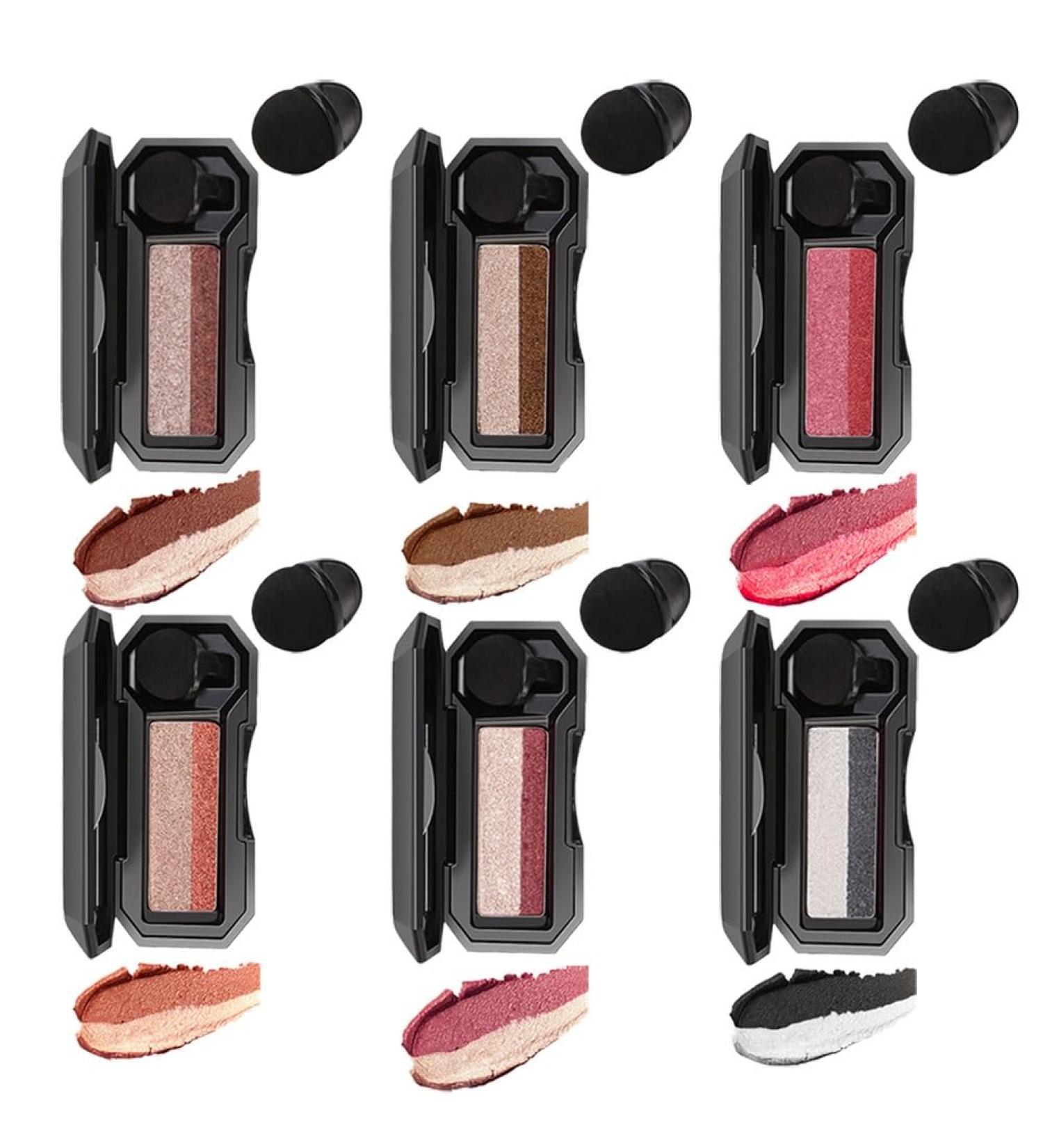 Buy Perfect Dual Color Eyeshadow Palette - Waterproof Highly Pigmented Long Lasting & Portable (6pcs) - International Shipping Available - Buy Online on GoSupps.com