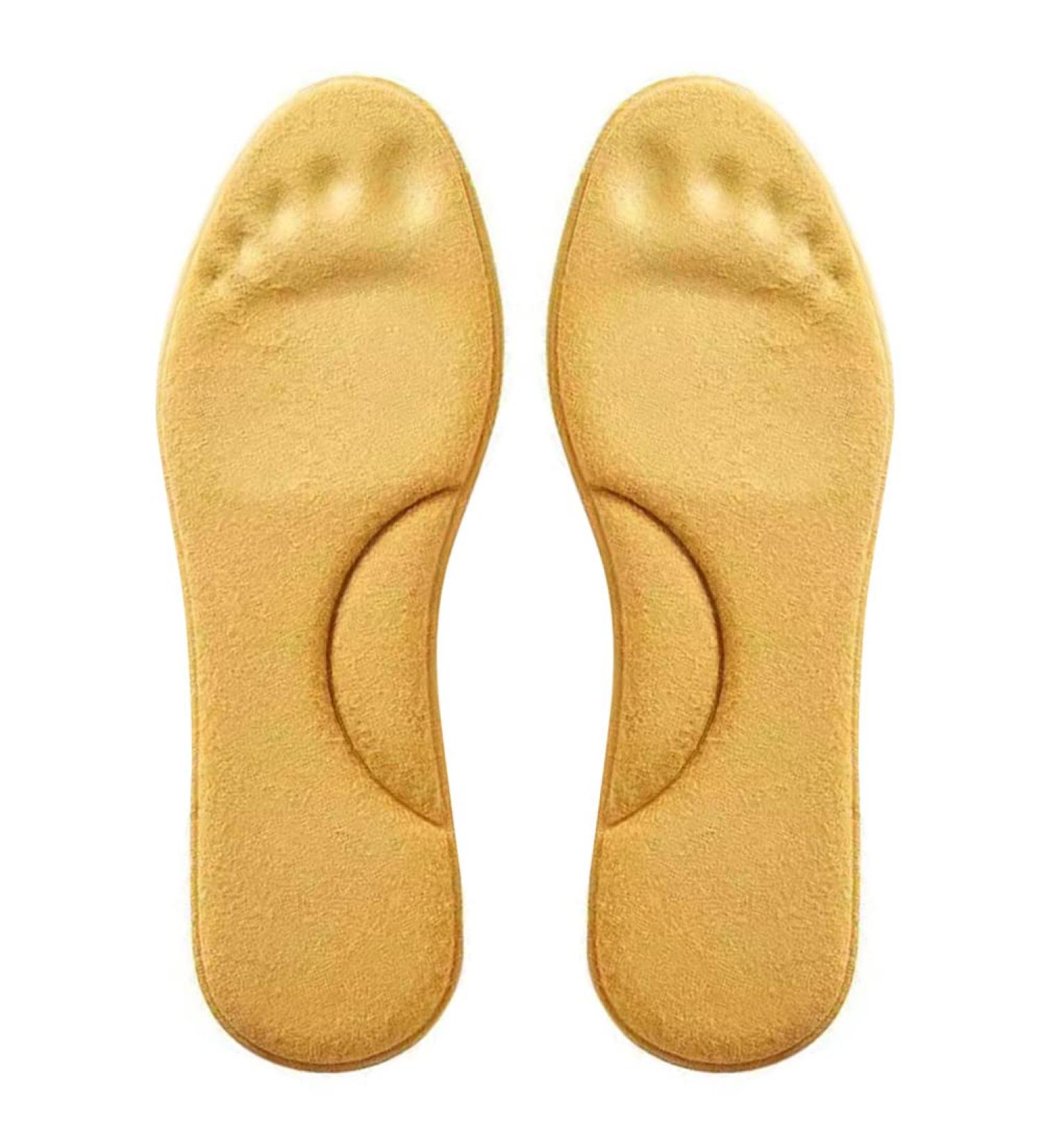 Junerain Winter Foot Warmers for Women - Self-Heated Insoles Sweat Absorbing Non-Slip Warm Socks for Sports Shoes Massage Pads - Yellow 37-38 Yards - Buy Online on GoSupps.com