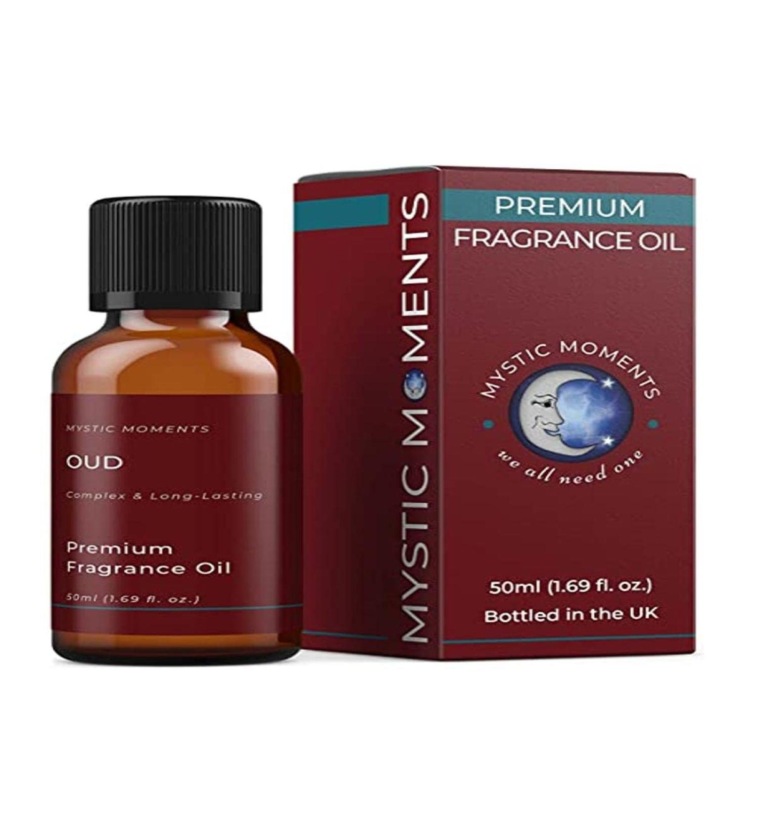 Mystic Moments | Oud Fragrance Oil - 50ml - Perfect for Soaps Candles Bath Bombs Oil Burners Diffusers and Skin & Hair Care Items Wood  50 ml (Pack of 1)