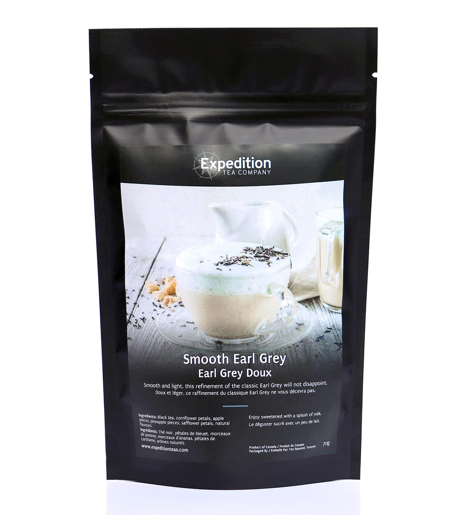 Smooth Earl Grey Loose Leaf Tea Premium Black Tea with Bergamot and Vanilla 70g - Buy Online on GoSupps.com