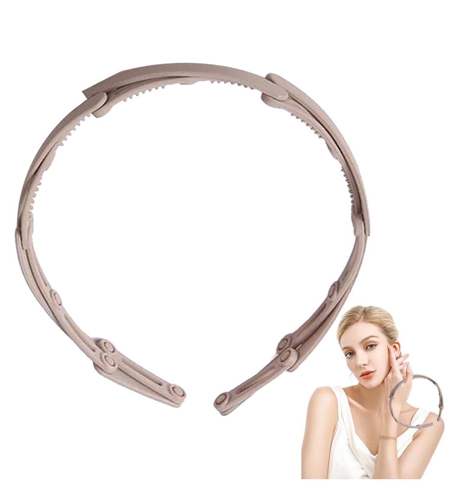 Retractable Pocket Headband Adjustable Headband Travel Headband Black Wave Hairband Telescopic Folding Headband Stretchy Foldable Headband No Slip Headband Hair Hoops Headpiece Hair Accessories Gray - Buy Online on GoSupps.com