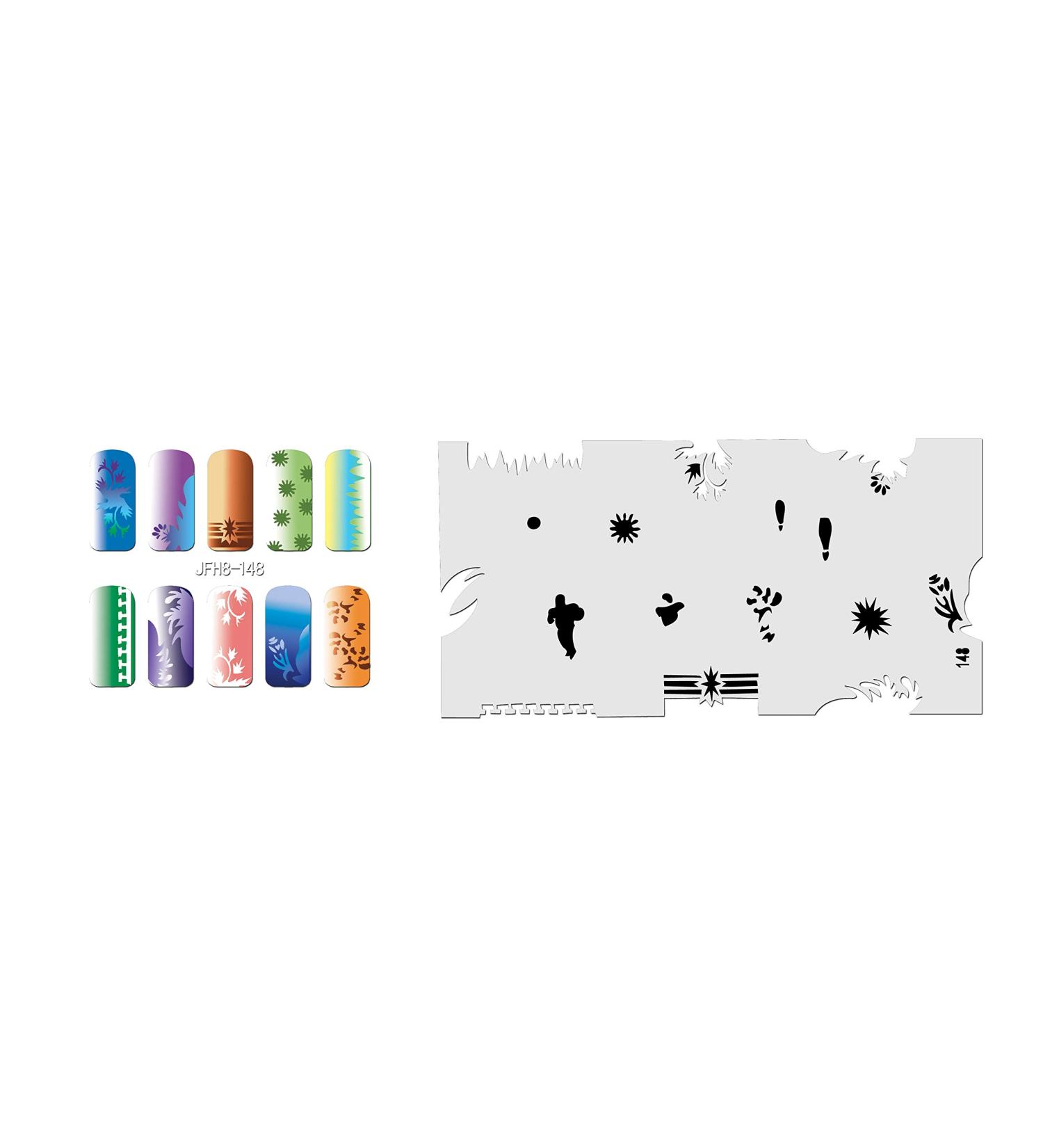 Fingernail stencil (airbrush nail art) Fengda JFH08-148