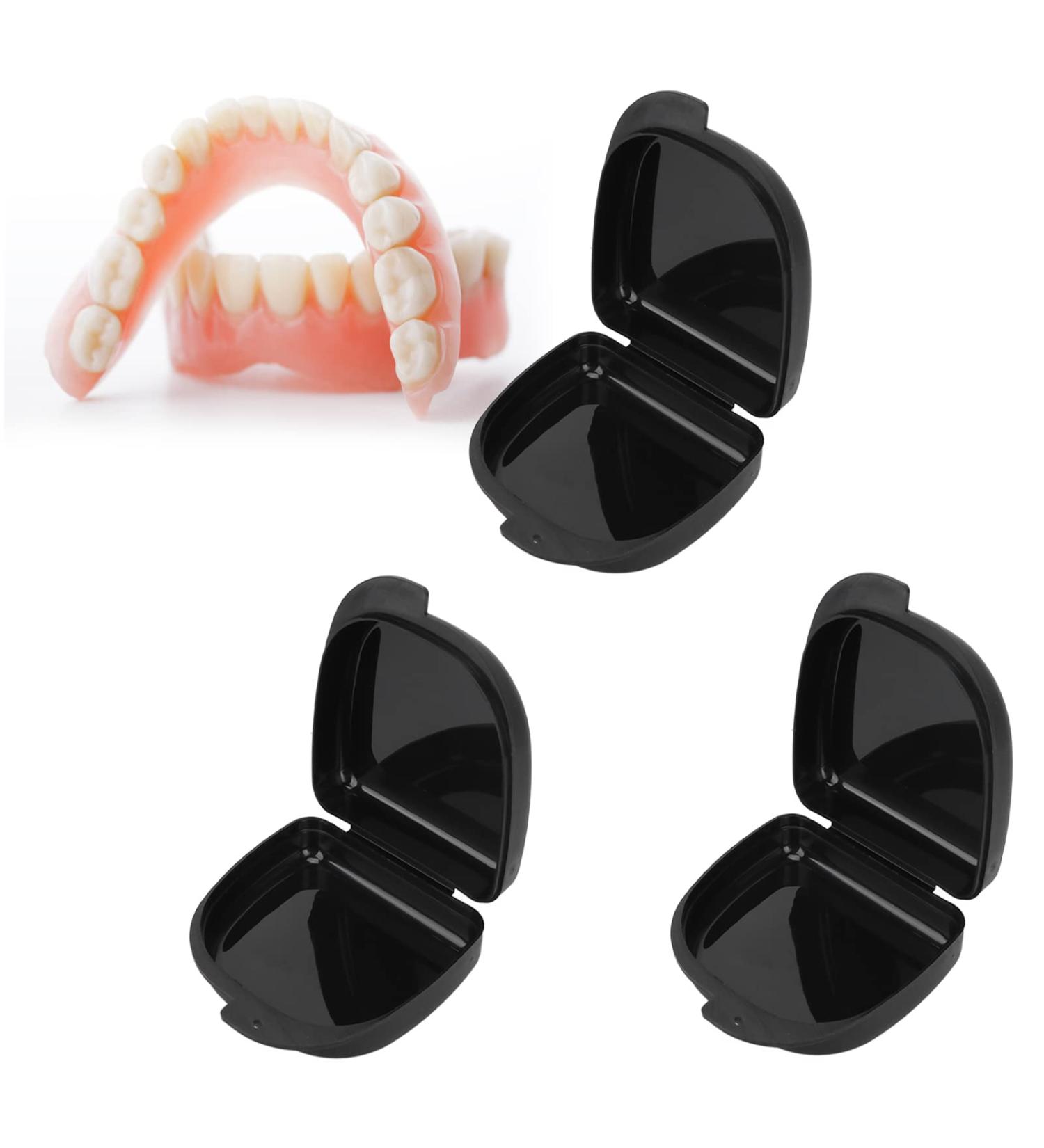 Buy Retainer Case | Portable Dental Case for Dentures & Mouthguards - Compact Travel Storage - Buy Online on GoSupps.com