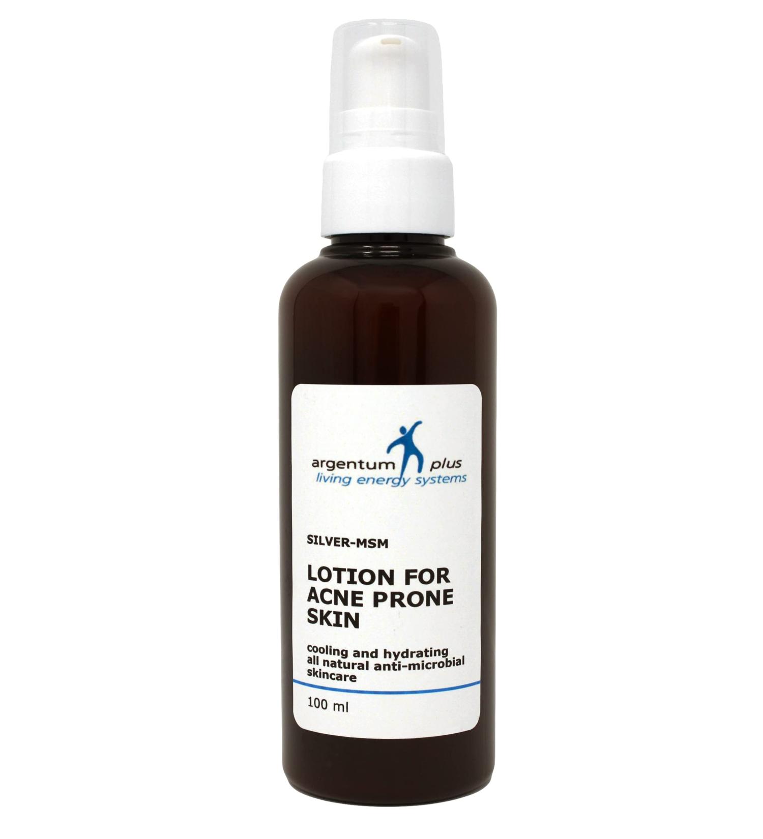 Buy Silver MSM Acne Lotion 100ml - Natural Acne Treatment for Clear Skin | International Shipping Available - Buy Online on GoSupps.com