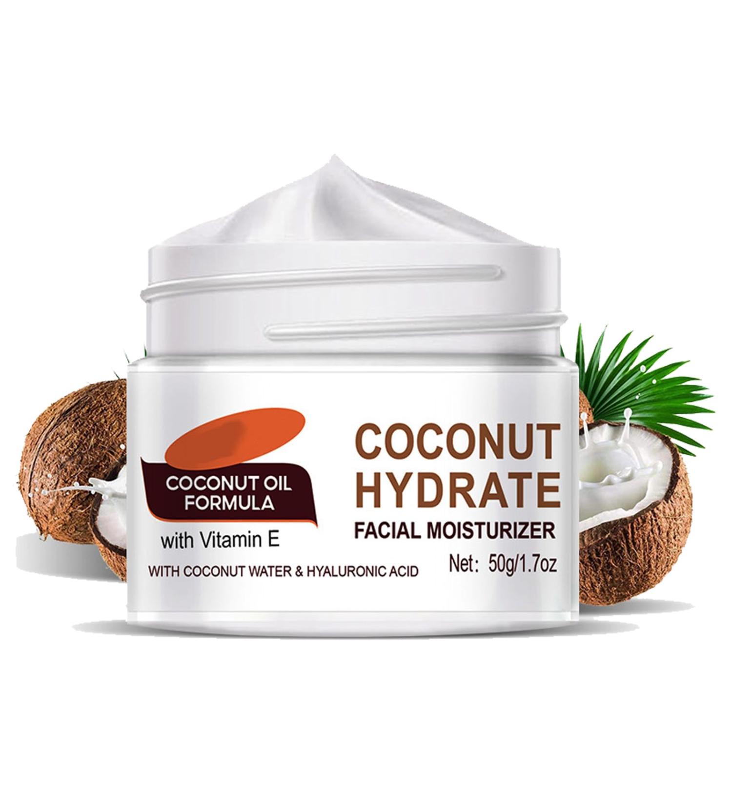 Coconut Hydrate Facial Moisturiser Coconut Oil Facial Moisturizer Coconut Hydration Facial Lotion Coconut Oil Body Lotion Coconut Water Facial Moisturizer Coconut Oil Formula Body Lotion - Buy Online on GoSupps.com