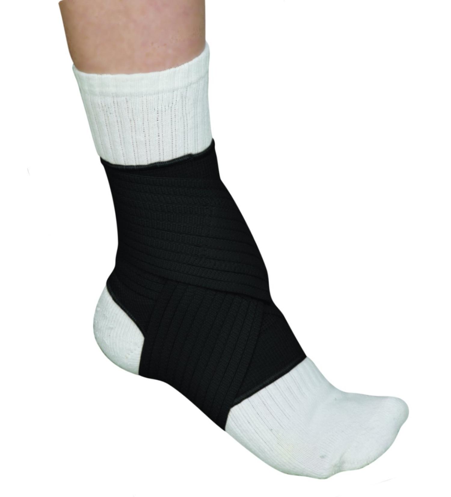Buy Blue Jay Adjustable Ankle Wrap - Elite Healthcare Brand Doctor Recommended Black Small - Perfect Fit & Support for Injury Recovery - Buy Online on GoSupps.com
