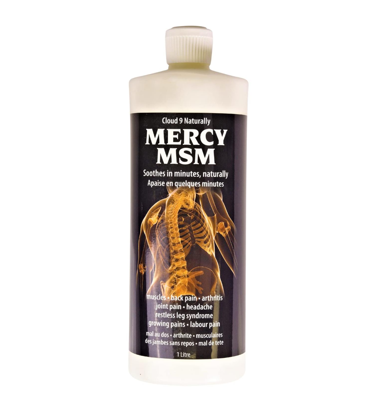 Cloud 9 Naturally Mercy MSM Pain Relief Cream (Soothes in Minutes) - 1 Litre - Buy Online on GoSupps.com