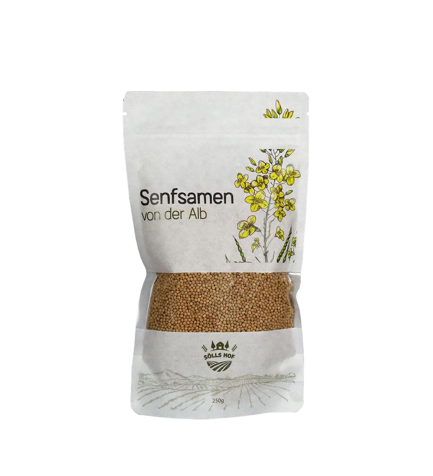 Buy 250g Yellow Mustard Seeds - Authentic German Cultivation - Spicy Mustard Seeds for International Shipping - Buy Online on GoSupps.com