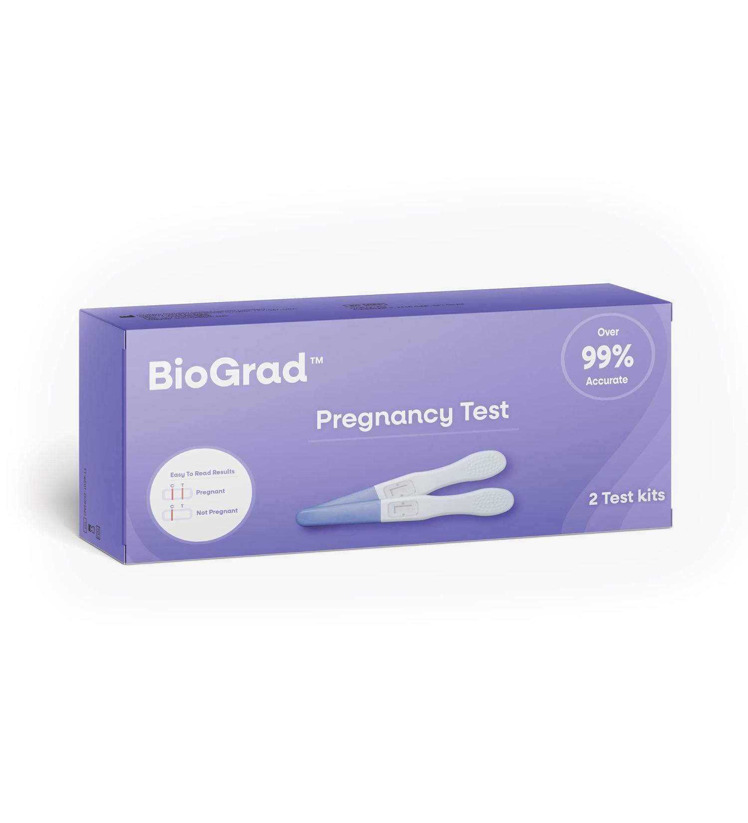 BioGrad Prenatal Pregnancy Test - Accurate & Reliable Results for Expecting Moms - Buy Online on GoSupps.com