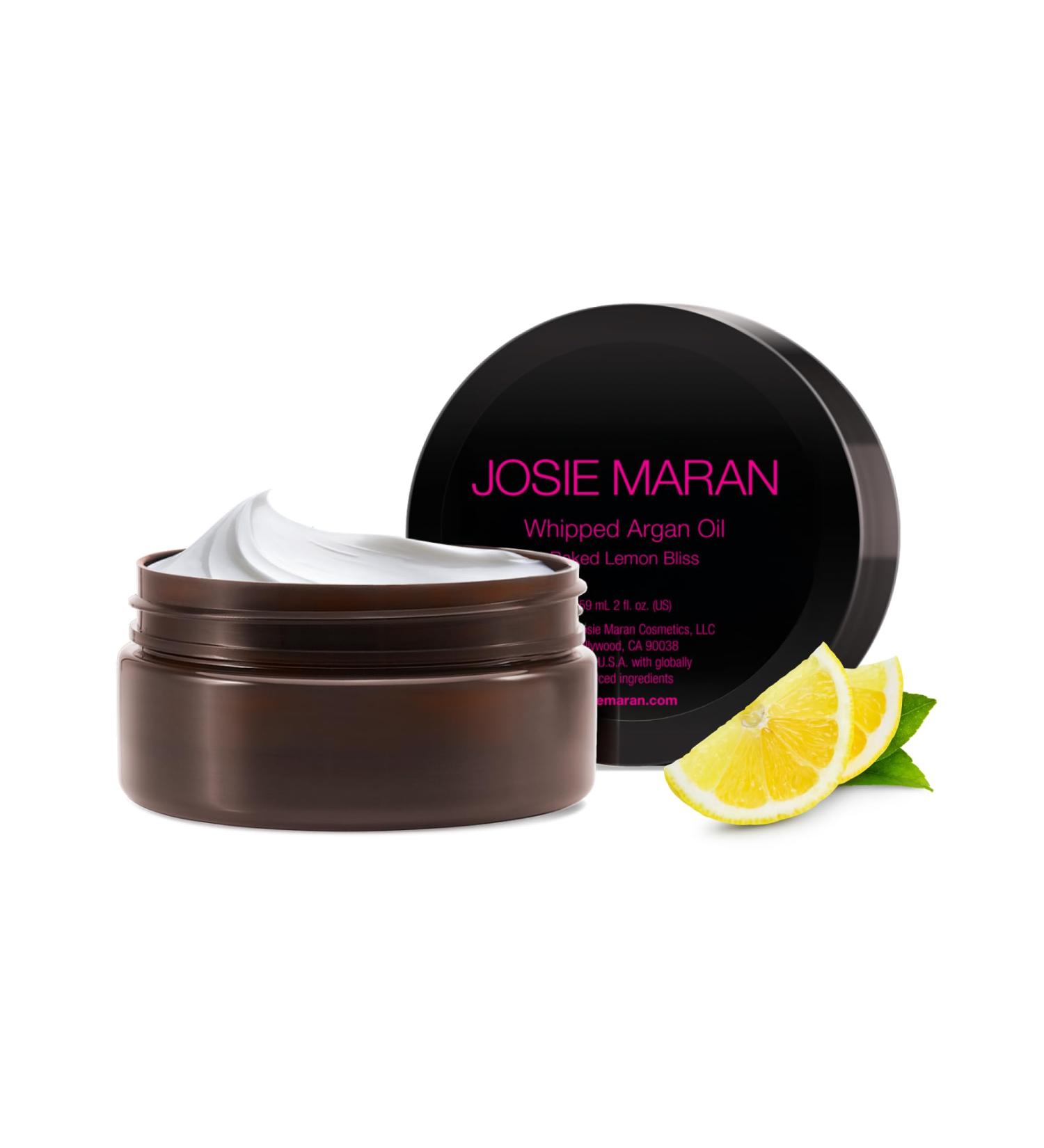 Josie Maran Whipped Body Butter - Skin Firming Body Cream with Argan Oil Whipped Shea Butter Avocado Oil & Essential Fatty Acids - Radiance-Boosting Skincare - Baked Lemon Bliss (2 Fl oz) Lemon 2 Fl Oz (Pack of 1) - Buy Online on GoSupps.com