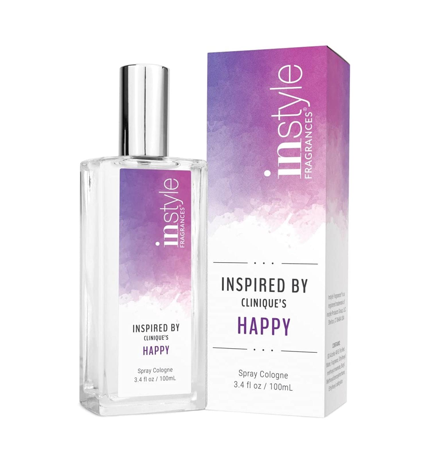 Instyle Fragrances Happy Eau de Toilette 3.40 Fl Oz | Clinique's Happy Inspired | Vegan, Paraben & Phthalate Free | Cruelty-Free - Buy Online on GoSupps.com