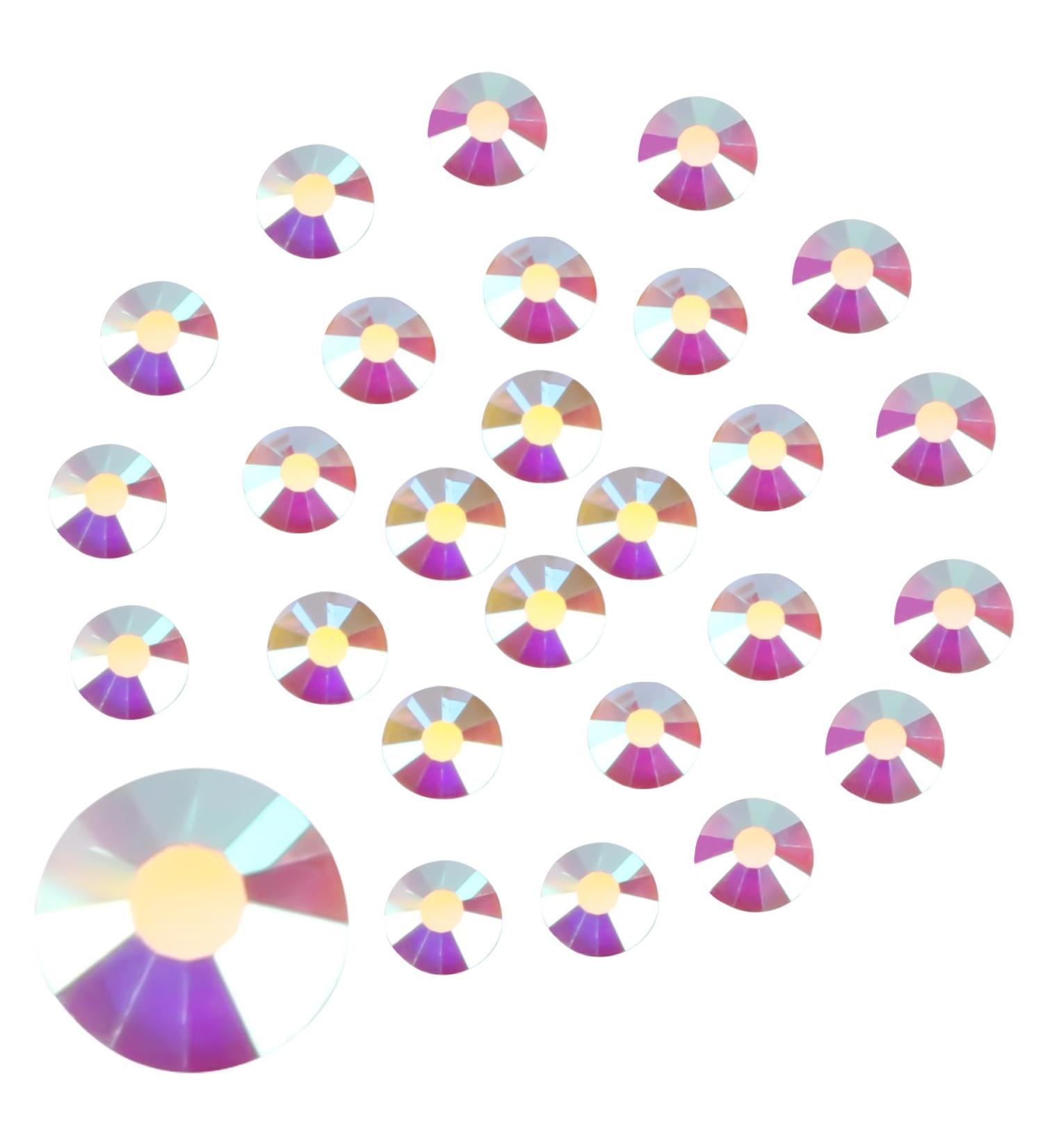 Jollin SS16 Transparent Rhinestones - 1440pcs Flat Back Glass for Crafting & DIY Projects - International Shipping Available - Buy Online on GoSupps.com