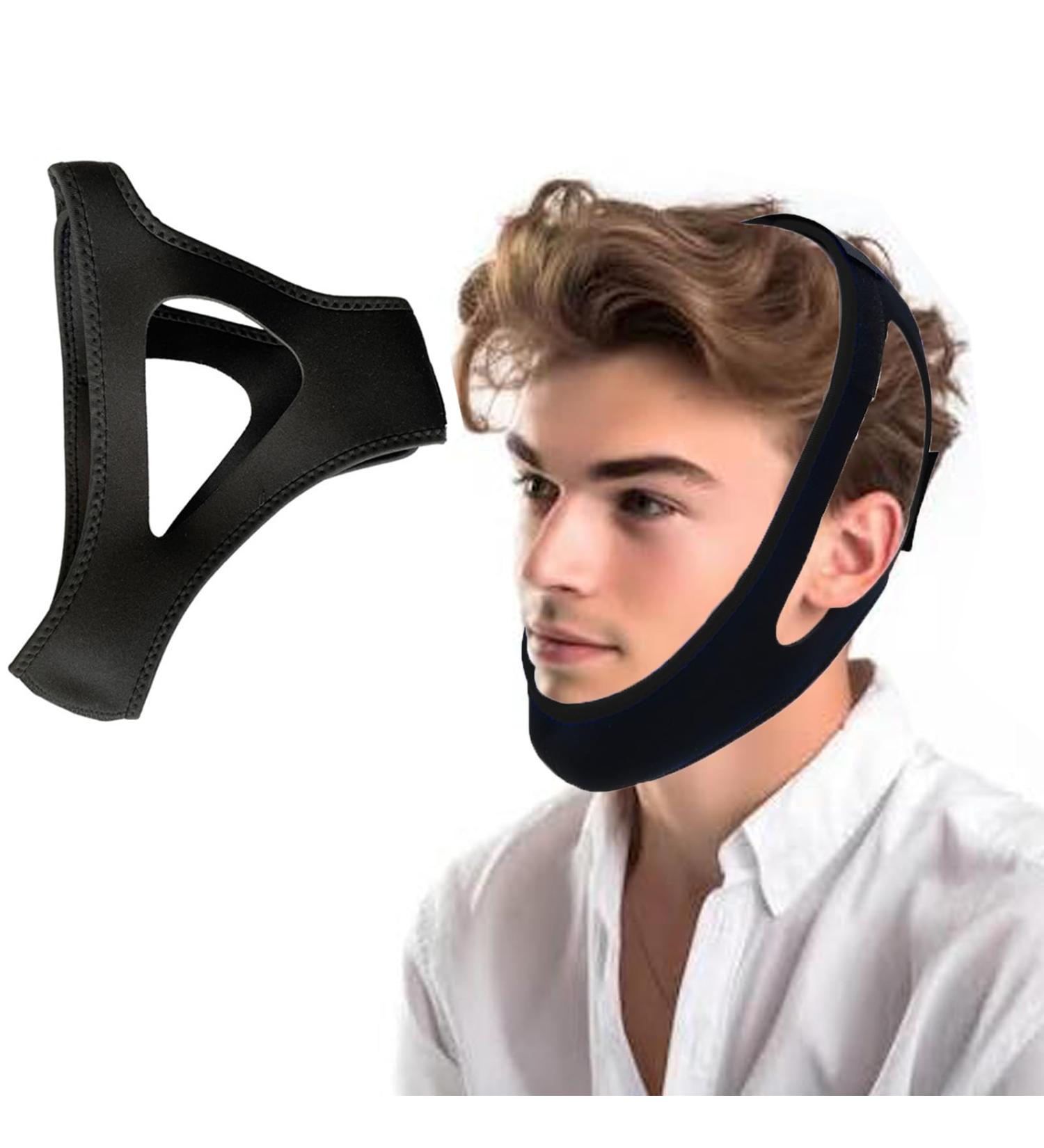 Buy Anti Snore Chin Strap | Adjustable & Breathable Snore Solution for Better Sleep - Perfect for CPAP Users - Buy Online on GoSupps.com