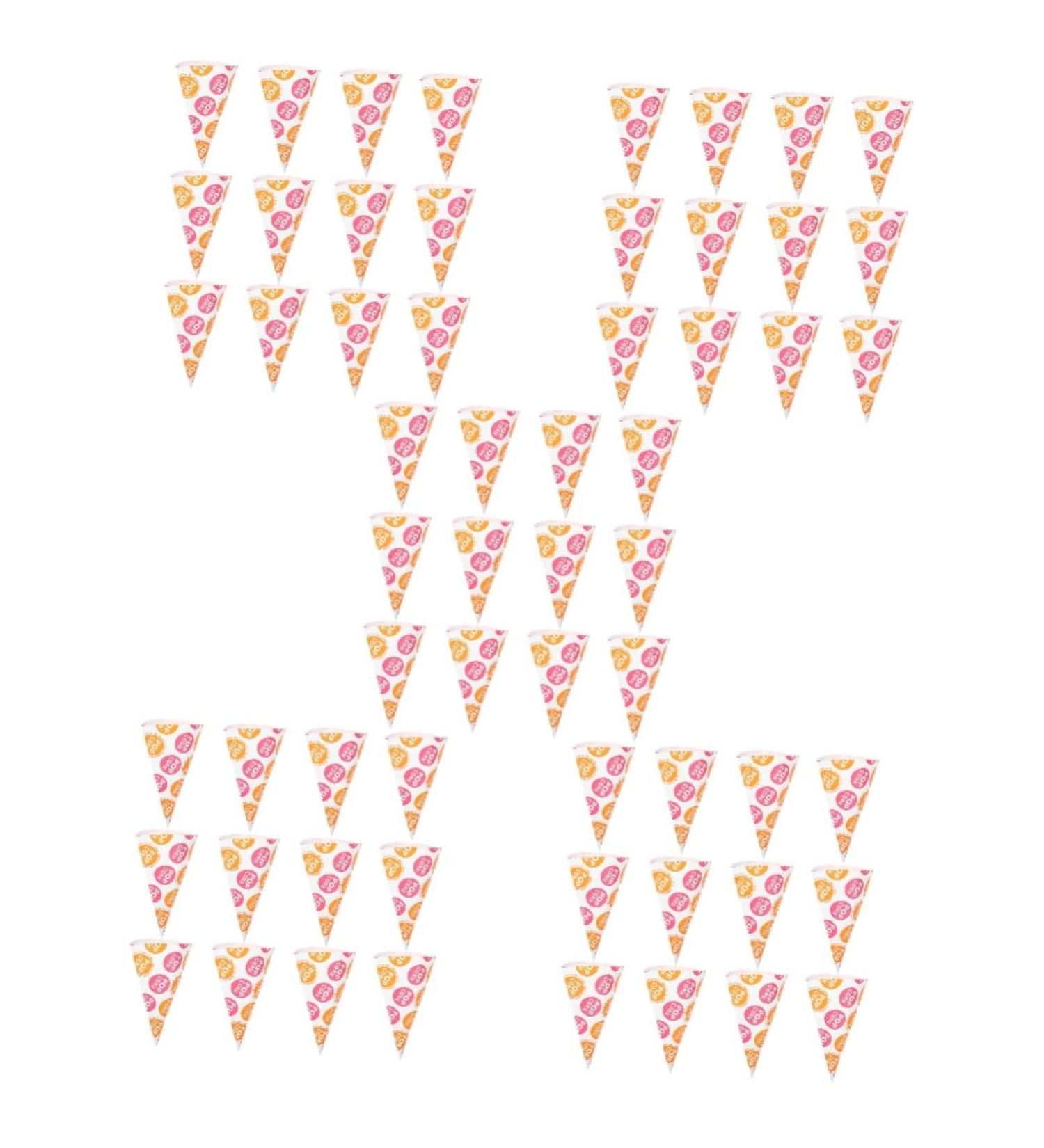 Healeved 250 Pcs Popcorn Bag Cone Treat Bags Cone Shaped Bags Popcorn Cones Bags Cookies Bags Party Gift Pastry Bags Mini Gift Bags for Favors Christmas Cone Bags Paper Wedding Candy Child - Buy Online on GoSupps.com