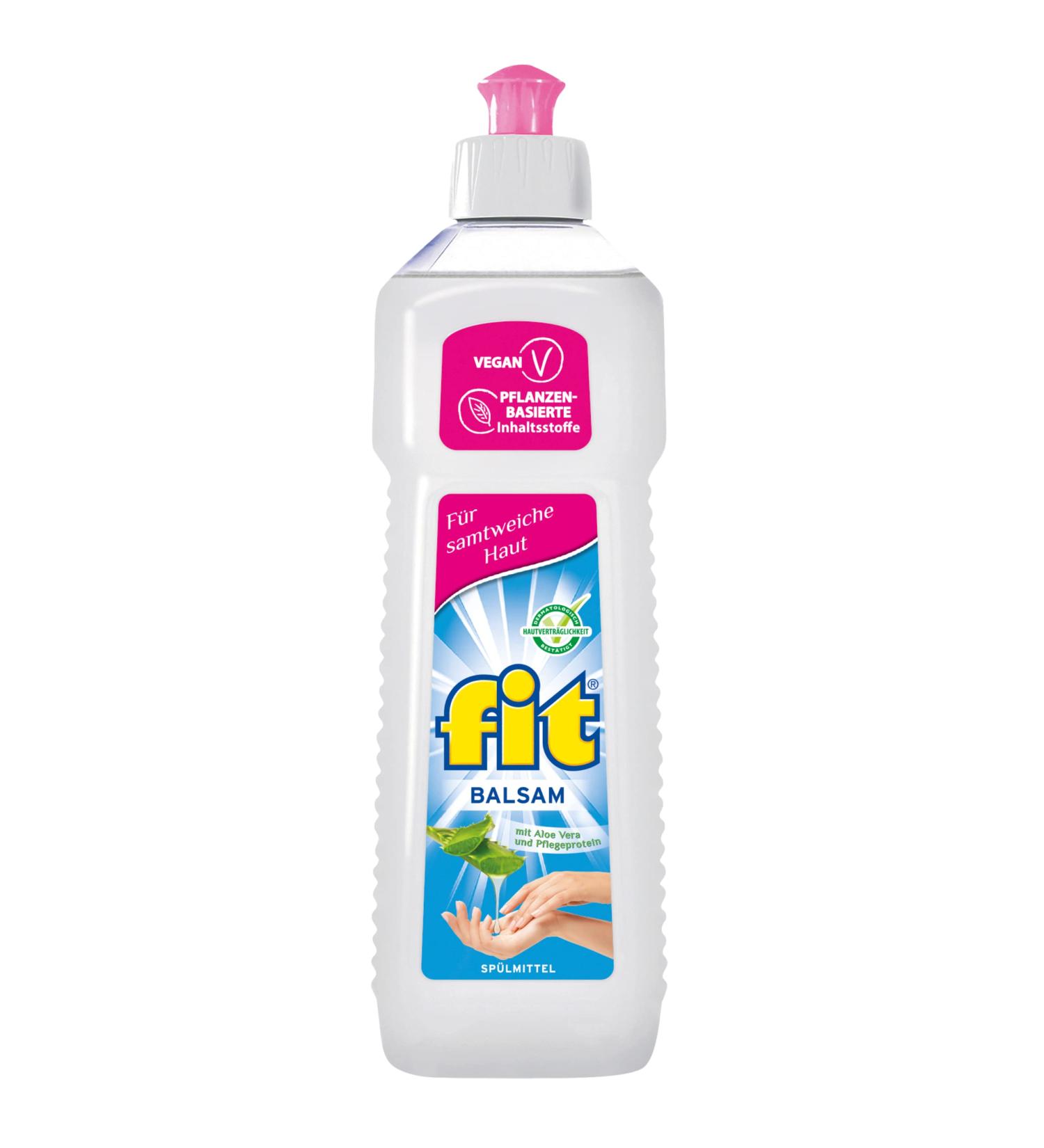 Fit Dishwashing Liquid 500ml - Vegan Skin-Friendly & Sustainable Hand Dish Cleaner - Buy Online on GoSupps.com