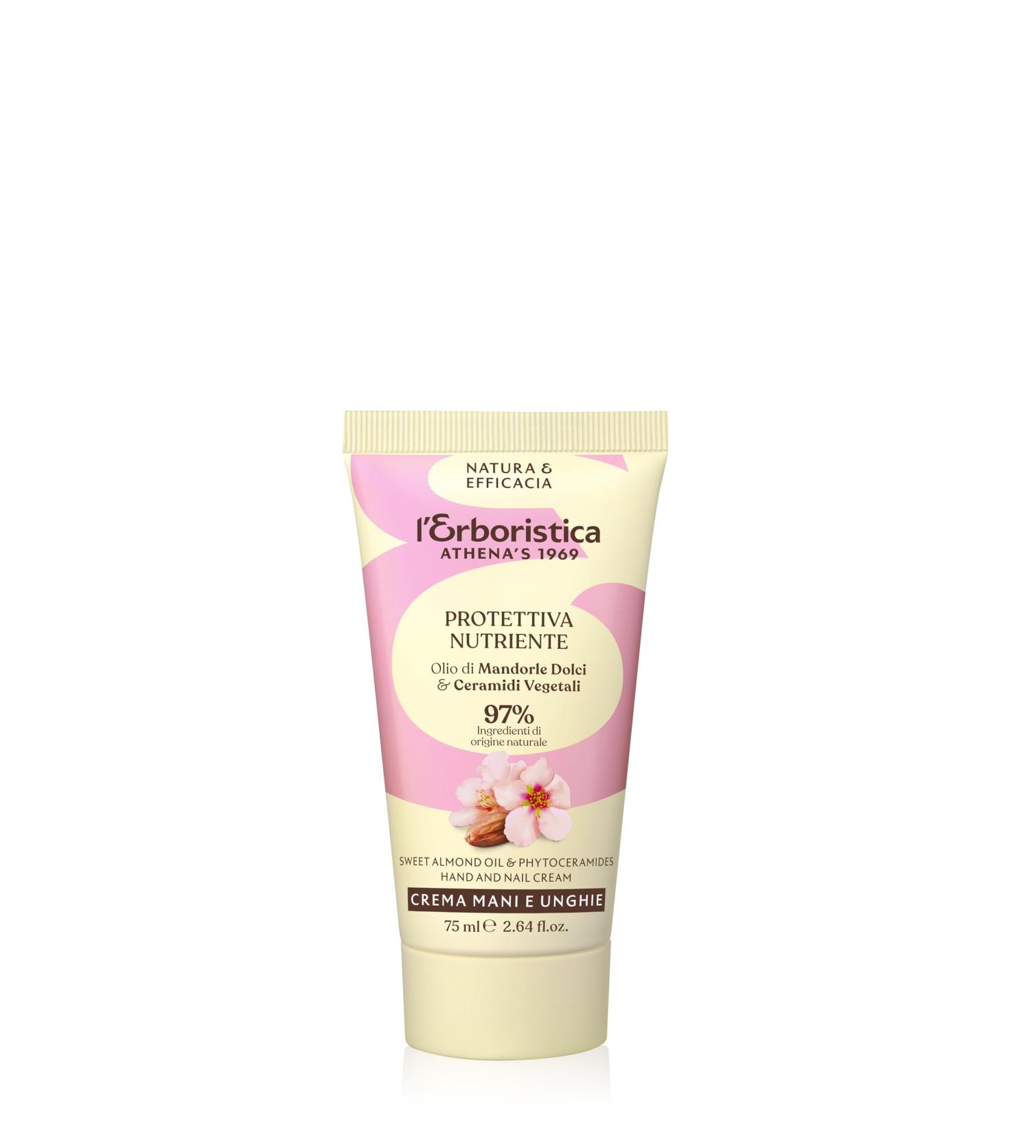 L'Erboristica di Athena's dal 1969 Hand Cream & Nails with Sweet Almond Oil - 100 grams