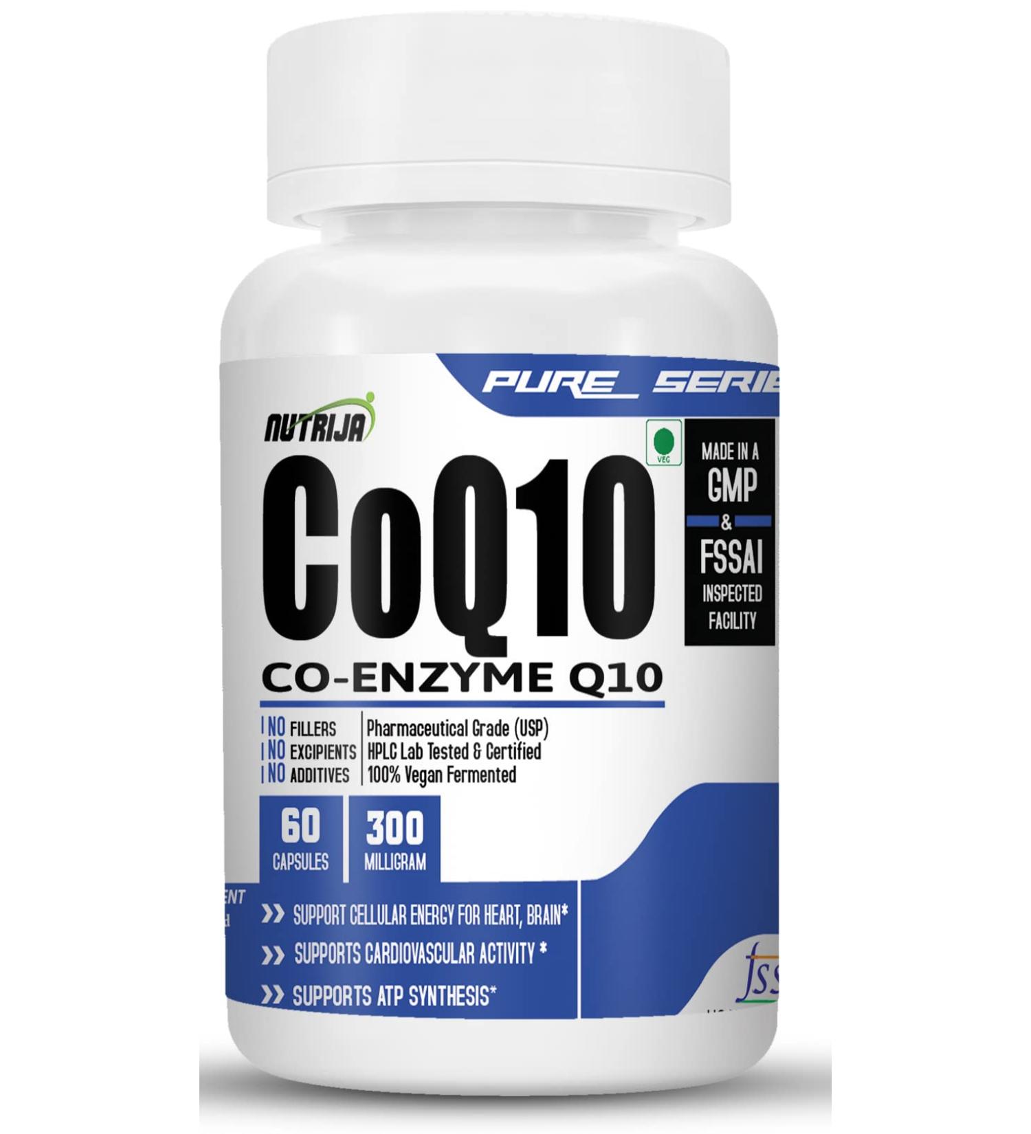 Buy CoEnzyme Q10 300mg - 60 Capsules | Premium Quality Supplement for Energy & Heart Health - Fast International Shipping - Buy Online on GoSupps.com