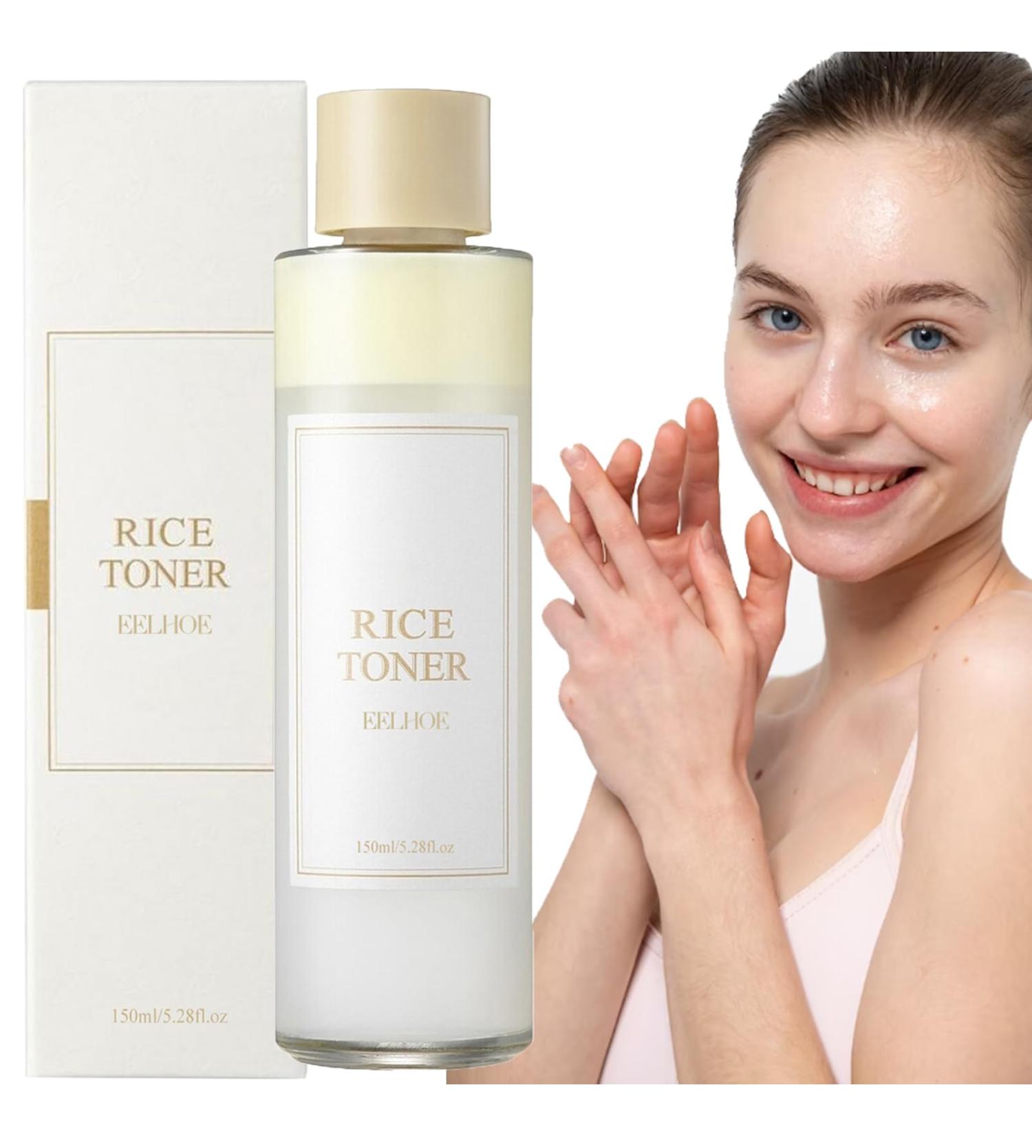 Rice Toner 150ML Smoothing Pore Minimizer & Moisturising Facial Toner - Niacinamide Essence for Dry Skin - Redness & Exfoliating - 1pc - Buy Online on GoSupps.com