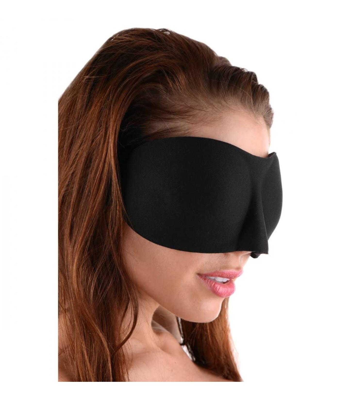 Frisky AD310 Deluxe Black Out Blindfold Sleep Mask | Premium Sleep Mask for Deep Rest | International Shipping Available - Buy Online on GoSupps.com