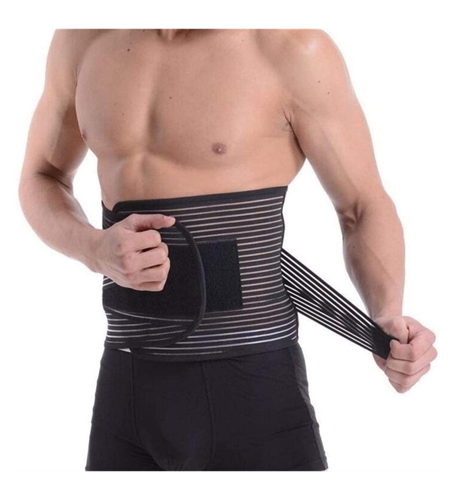 Back Bandage & Lordosis Support Belt - Adjustable Elastic Fish Shredder Health Belt for Pain Relief - XXL Size in Skin Color - Ultimate Back Pain & Stress Relief Solution - Buy Online on GoSupps.com