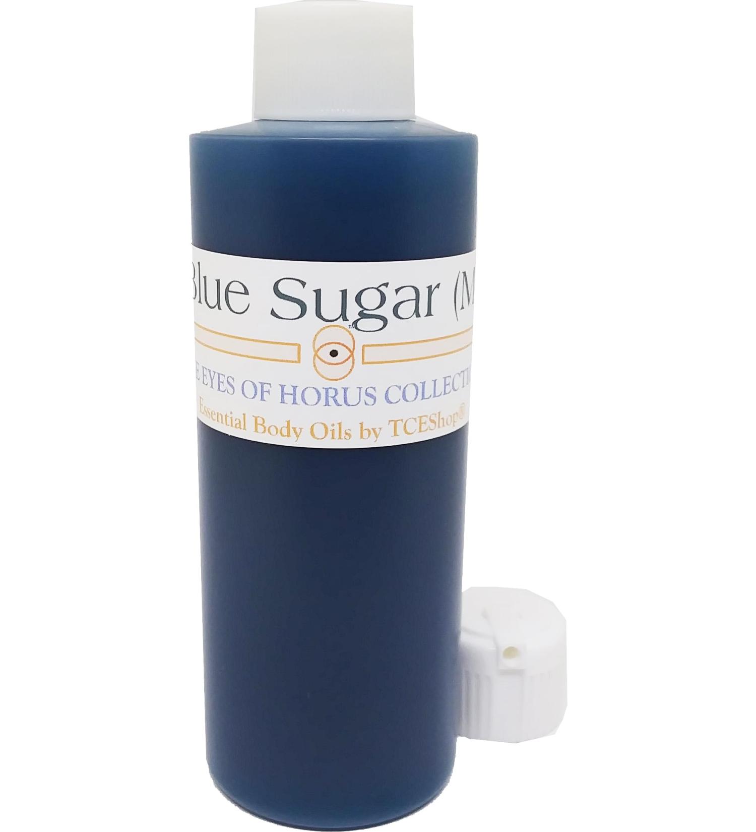 Blue Sugar - Type A For Men Scented Body Oil Fragrance Flip Cap - Blue - 4 oz. - ID#117309 4 Fl Oz (Pack of 1)