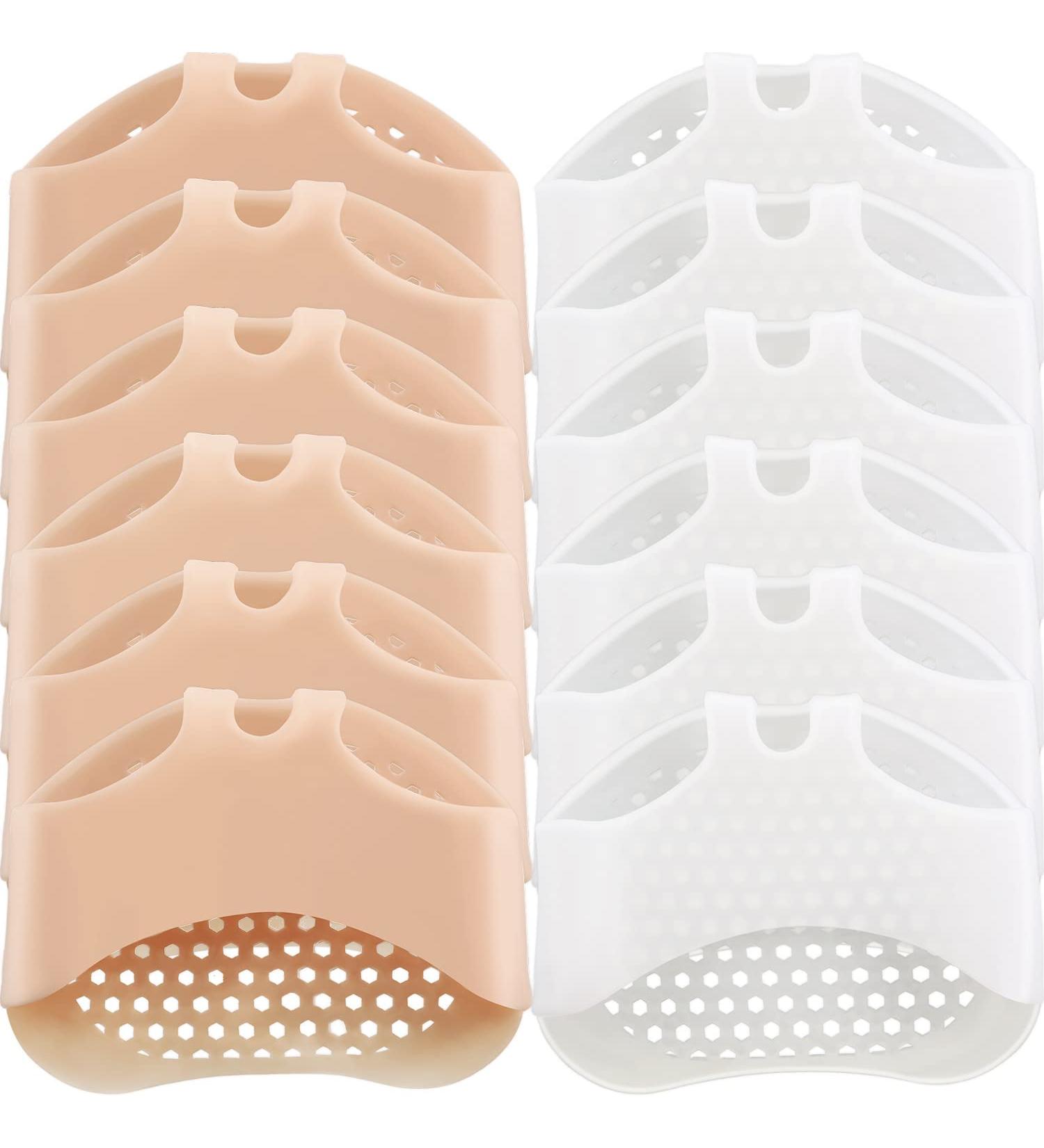 6 Pair Silicone Forefoot Pads for Pain Relief | Soft Gel Midfoot Support Pillows for Football - Reduce Calluses & Skin Discomfort - Buy Online on GoSupps.com