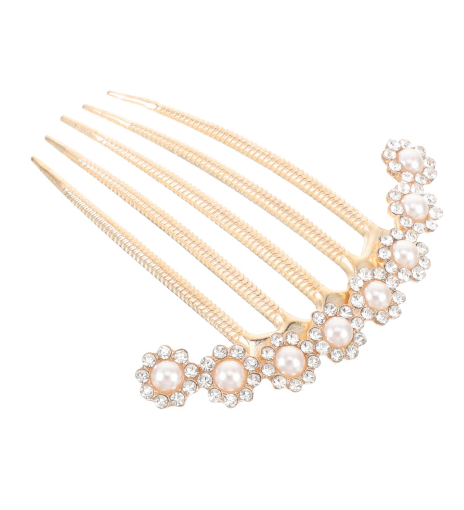 bridal hair accessories girl hair accessories vintage hair accessories hair combs for women accessories hair comb clips wedding hair accessories for brides rhinestones headgear - Buy Online on GoSupps.com