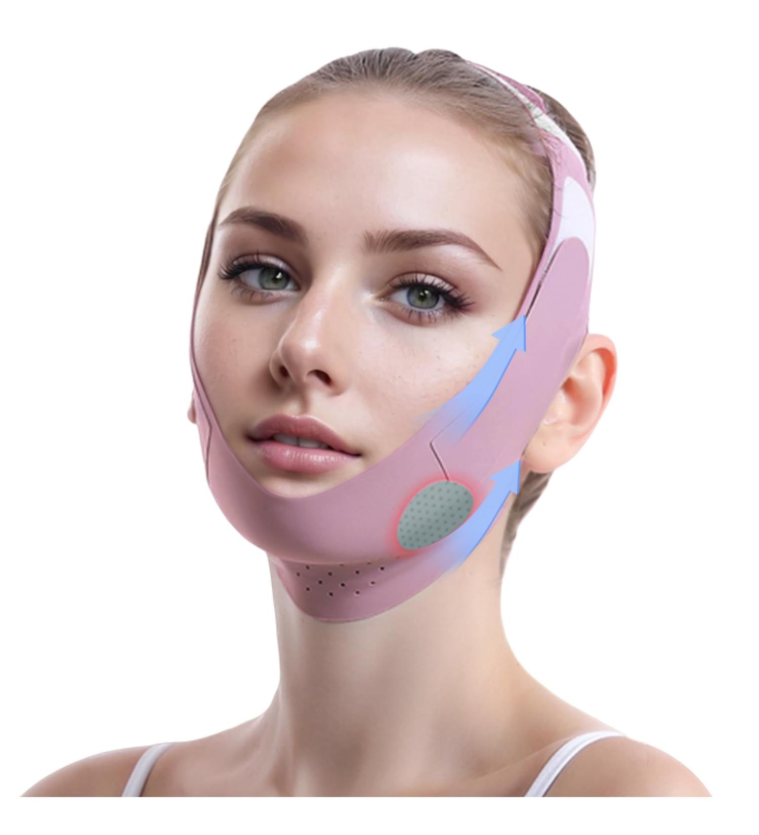Shop Graphene V-Line Chin Up Mask - V-Shaped Face Mask & Jaw Exerciser for a Youthful Look | Lilac Color International Shipping Available - Buy Online on GoSupps.com