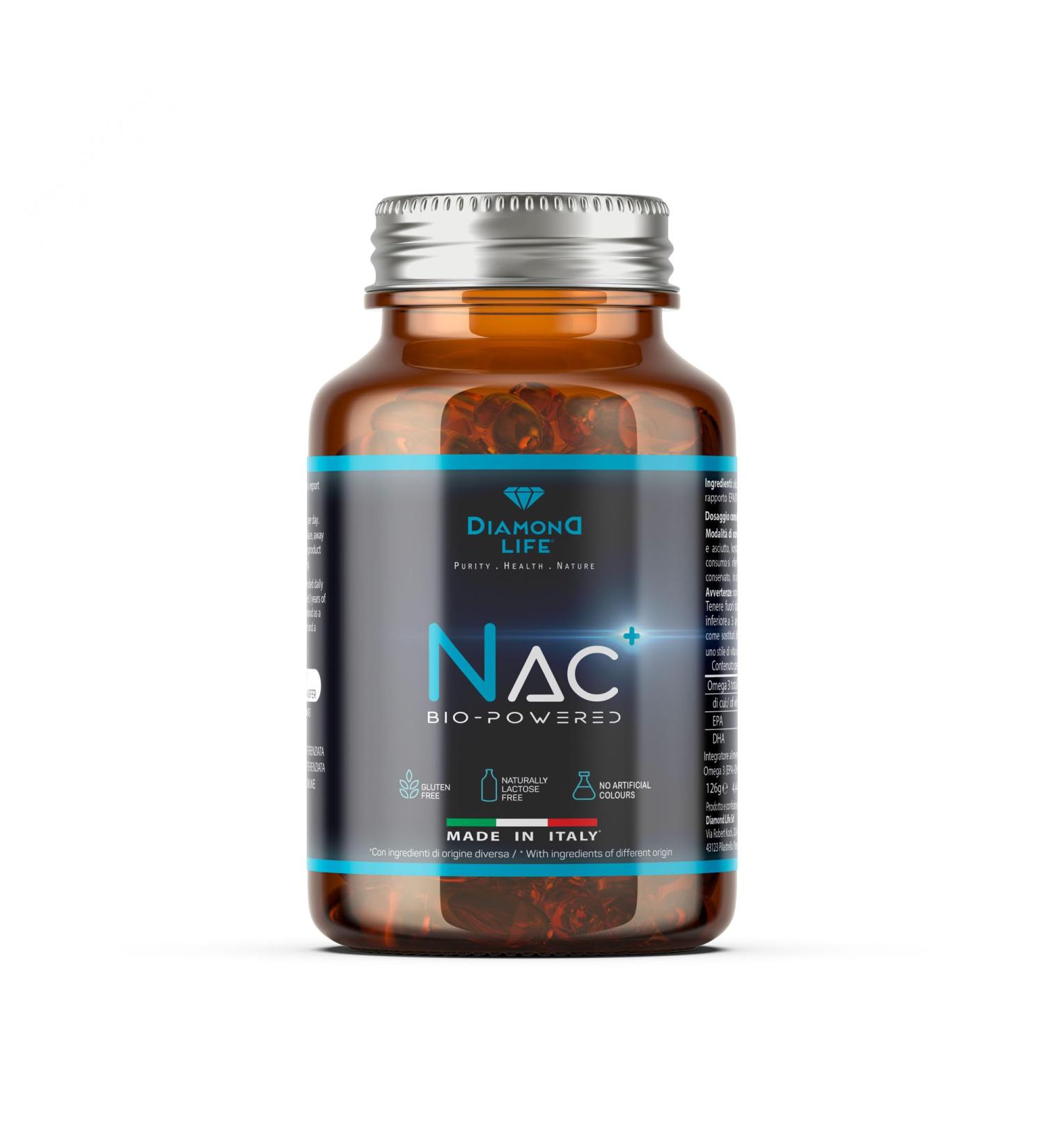 NAC BioPowered - Nutraceutique Bio-am lior dans l'action antioxydante et d tox - N-ac tylcyst ine Pr curseur du glutathion - Haute biodisponibilit - 90 g lules - Buy Online on GoSupps.com