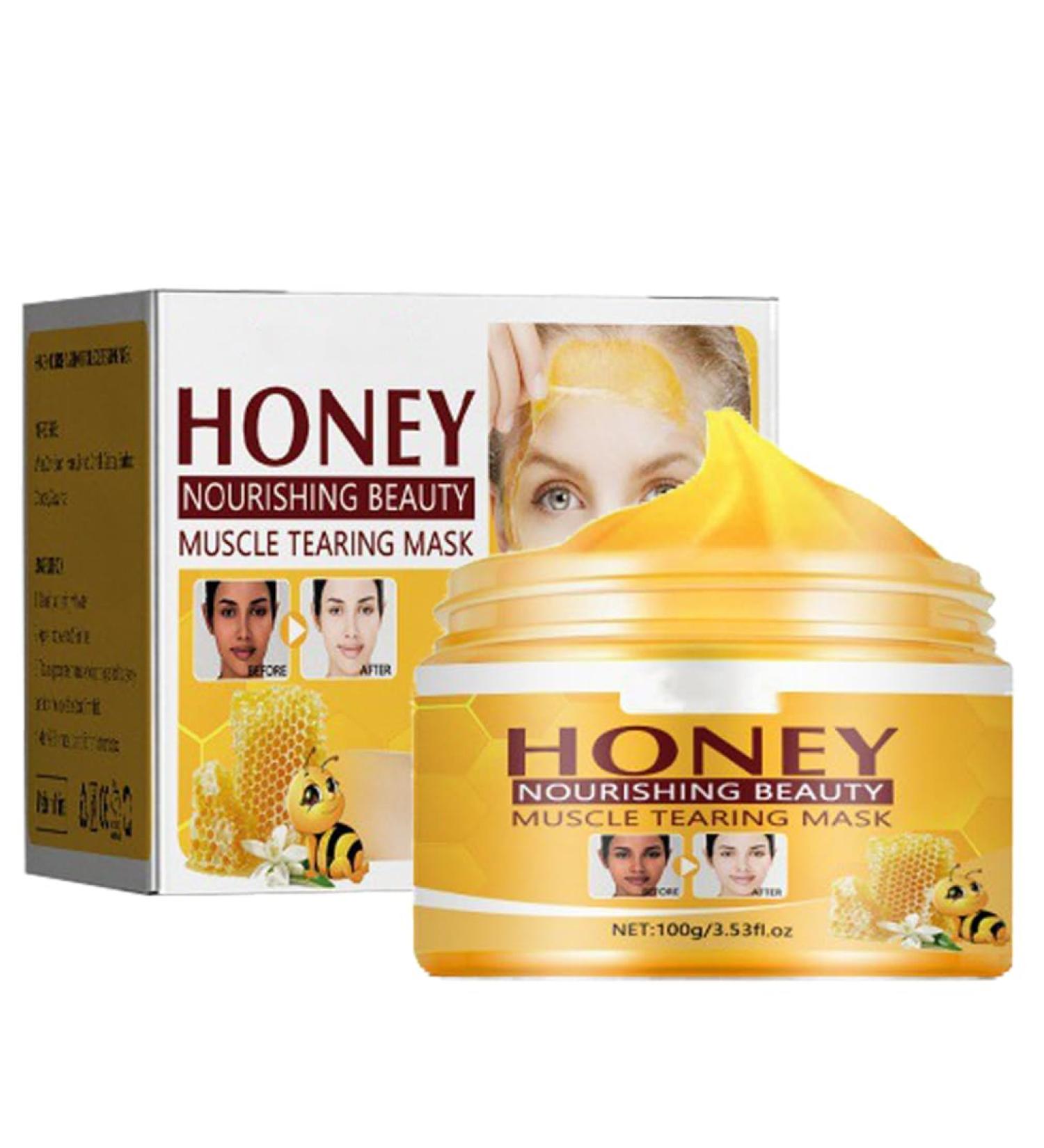 HADAVAKA Honey TearOff Mask Pore Cleansing RipOff Mask Skin Rejuvenation And Brightening Deeply Cleans Moisturizing For Pore Tightening Nourish and Renew for All Skin Type 1PC - Buy Online on GoSupps.com