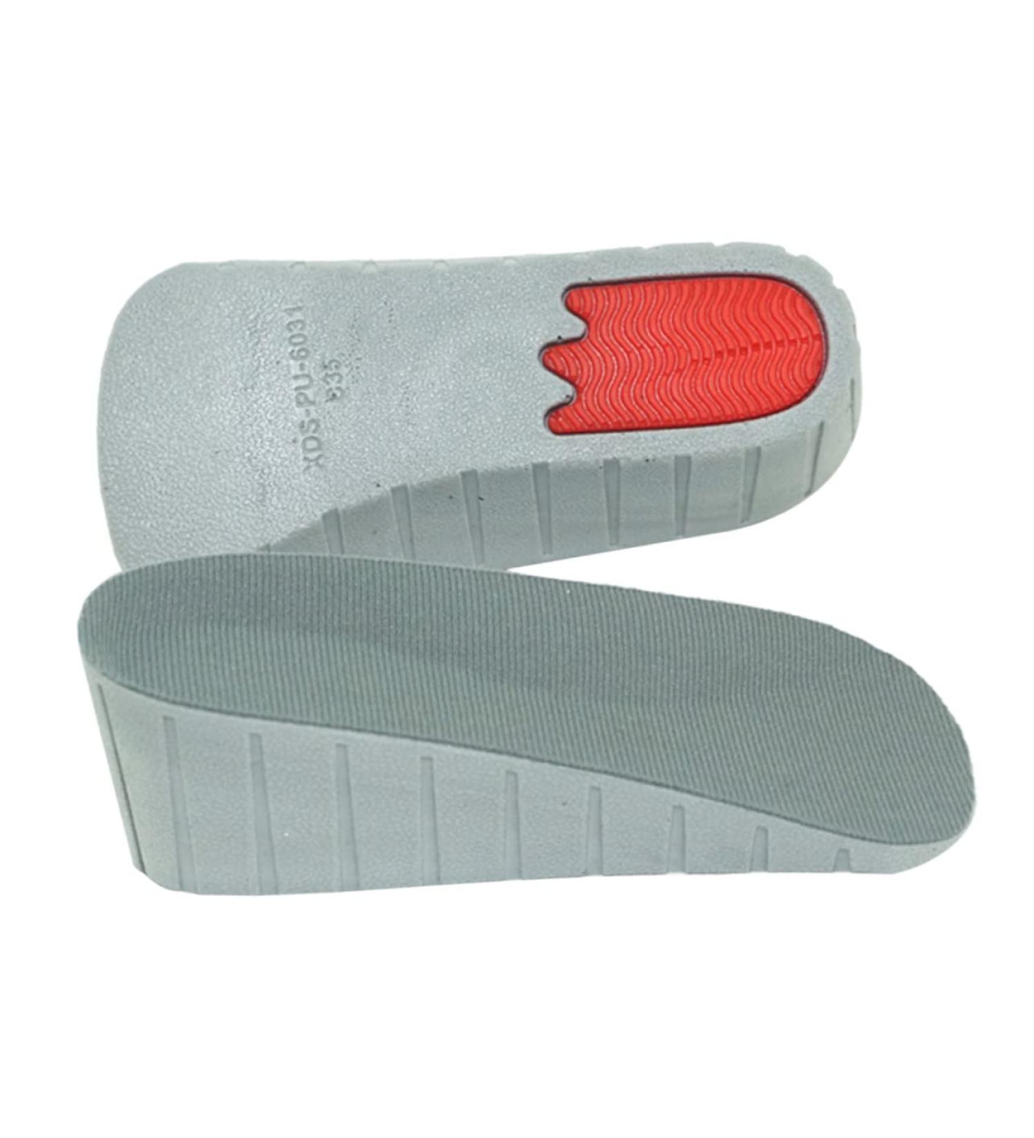 FOMIYES Height Increase Insoles Elevate Comfort with Heel Support Pads | Shoe Inserts for Height Enhancement - 11x8cm Grey - Buy Online on GoSupps.com