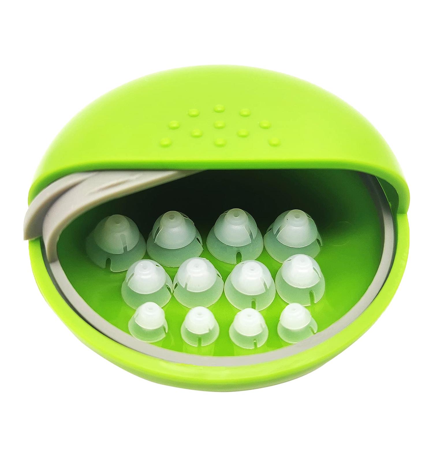 Double Layer Hearing Aid Amplifier Domes Set (7mm/9mm/12mm * 12 Packs) for Open Fit RITE - Includes Carry Case - Buy Online on GoSupps.com