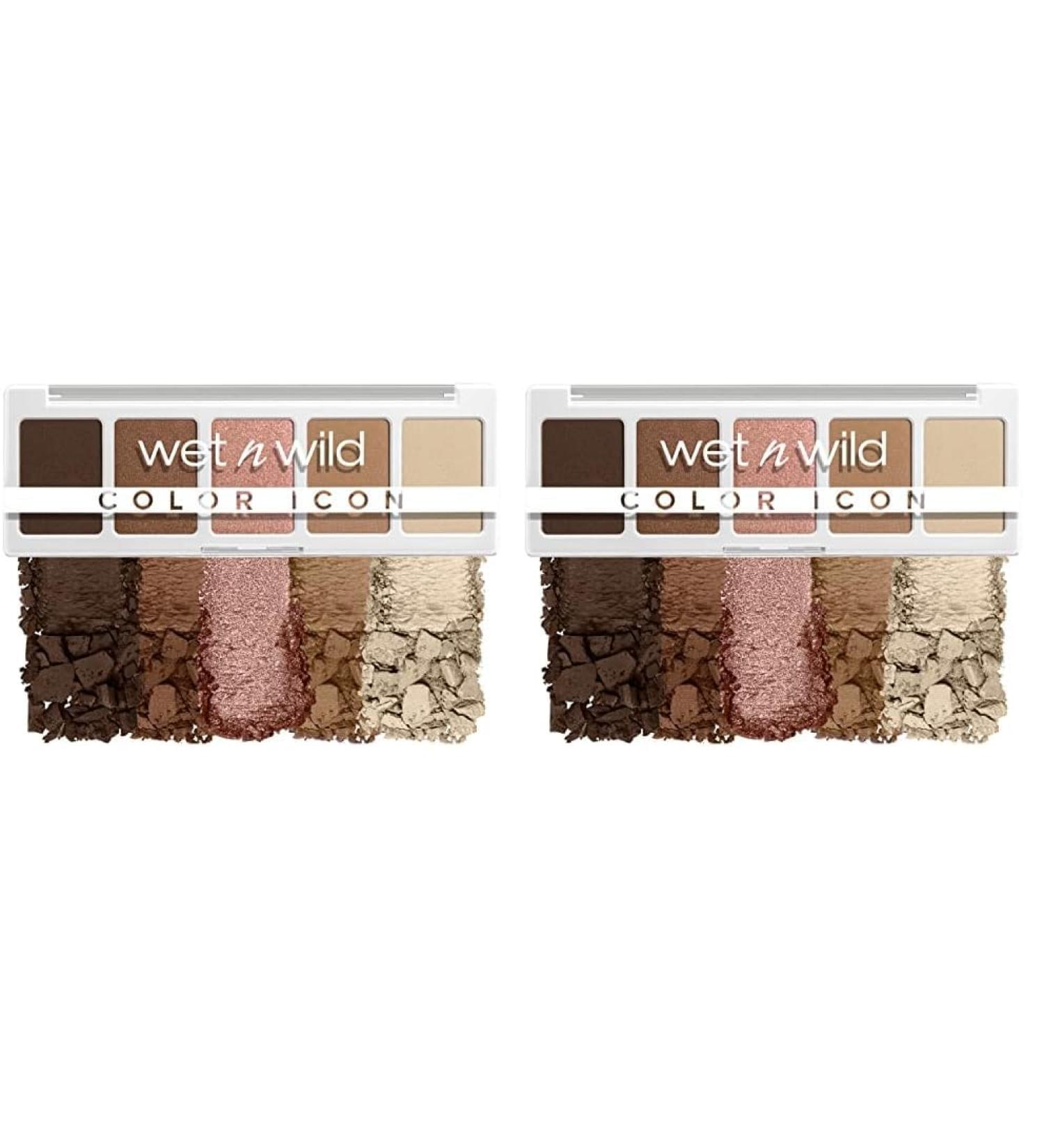 Buy Wet n Wild Color Icon 5-Pan Palette - Brown Walking On Eggshells (Pack of 2) - International Shipping Available - Buy Online on GoSupps.com