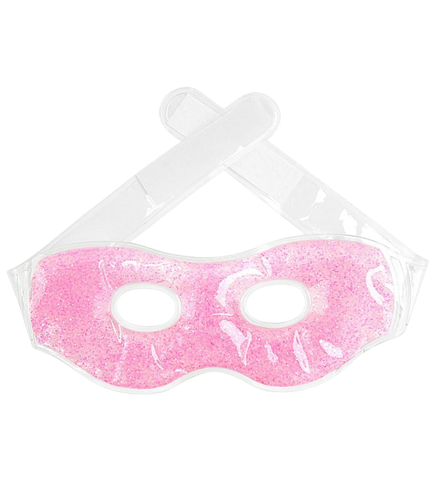 Gel Eye Cover Cooling Ice Pack 4.33in Eyes Dark Circles Reusable Spa Bead Mask Soothing Relief for Eye Strain Relaxation Sleep Headache Relief - Buy Online on GoSupps.com
