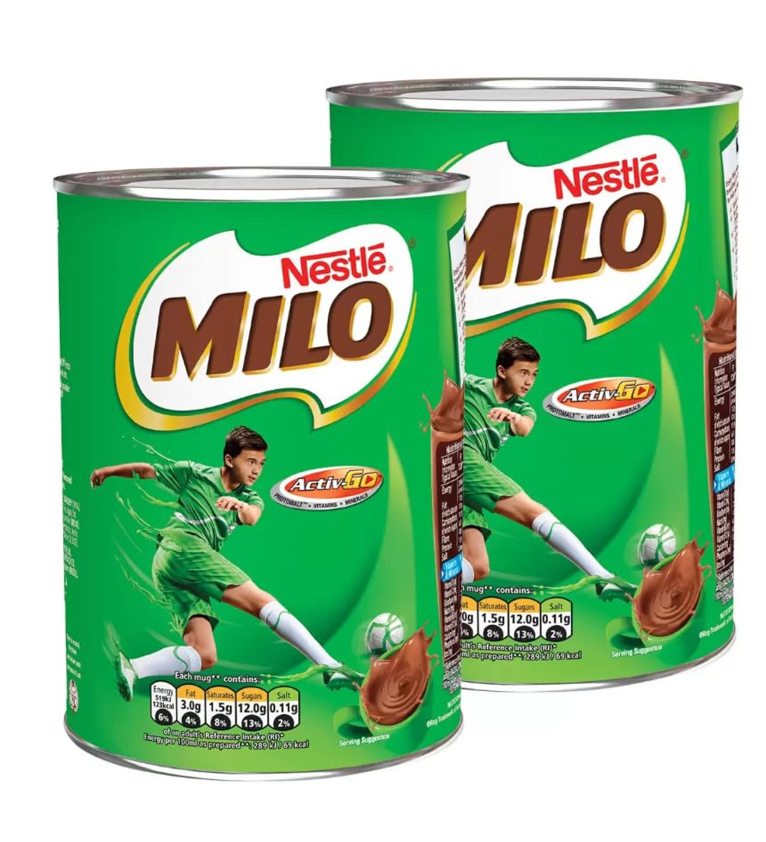 CONCEPTA LONDON Milo Malted Milk 2 x 400g - Buy Online on GoSupps.com