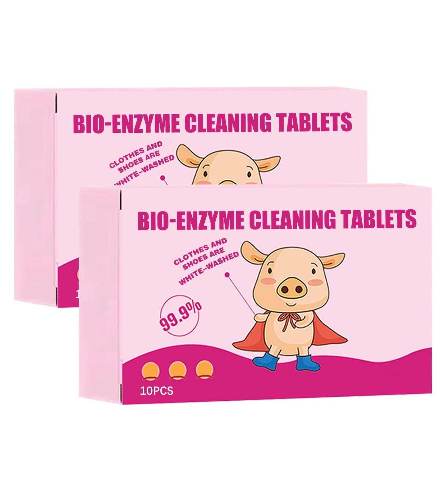 Multi-functional Bio-enzyme Cleaning Tablets Bio Enzyme Explosive Salt Bio-enzyme Cleaning Tablets Cleaning Agents for Clothes Shoes and Curtains Washing Tablets for Clothes - Buy Online on GoSupps.com