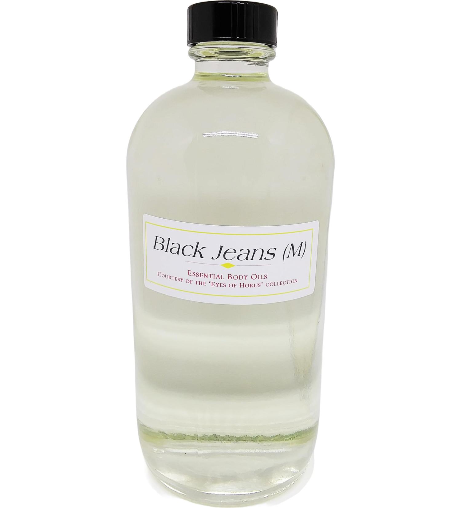 Virsachi: Black Jeans - Type For Men Scented Body Oil Fragrance Regular Cap - Light Gold - 16 oz. - ID#24441 16 Fl Oz (Pack of 1)