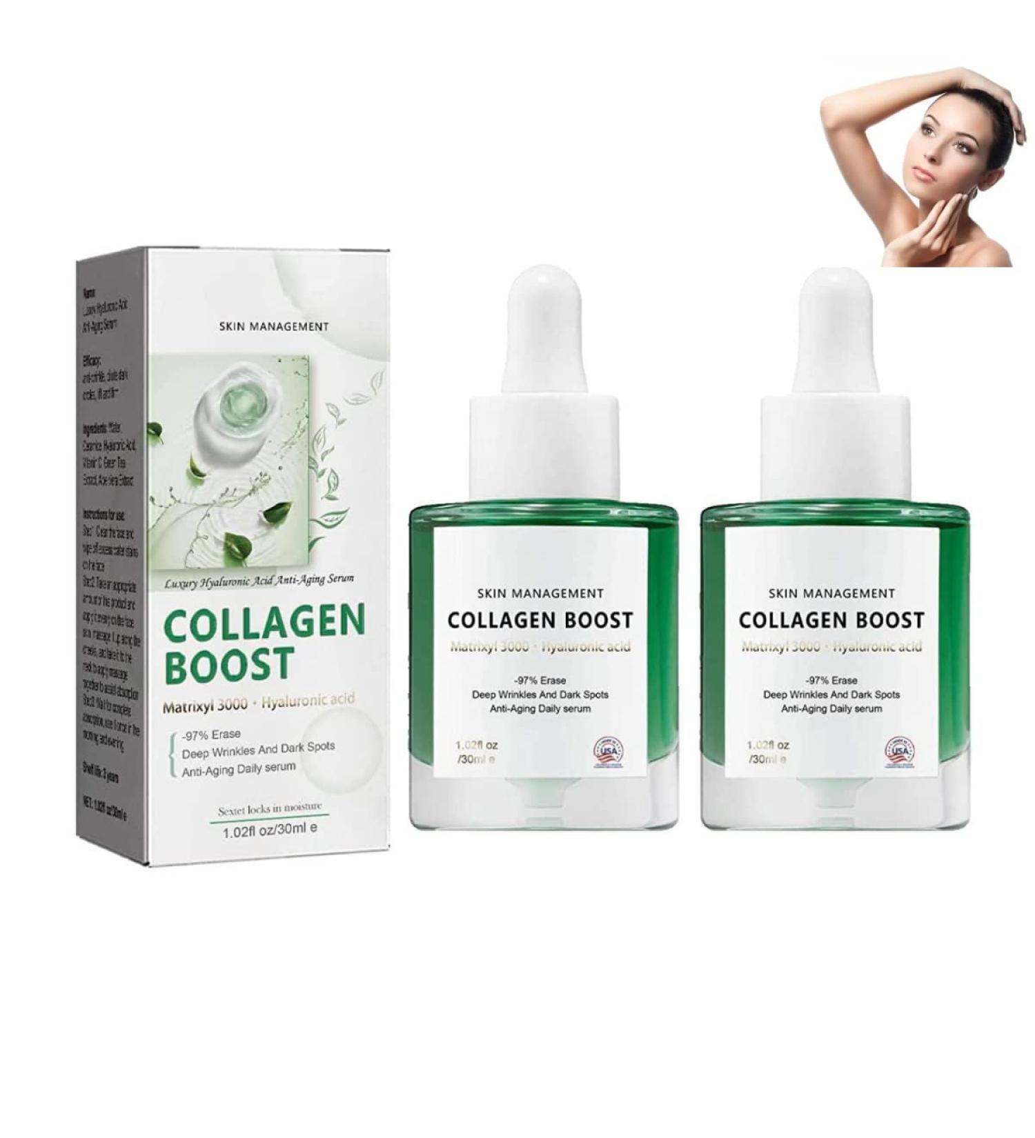 Tlopa Luxury Hyaluronic Acid & Collagen Anti-Aging Serum Set - 2023 | 2pcs - Buy Online on GoSupps.com
