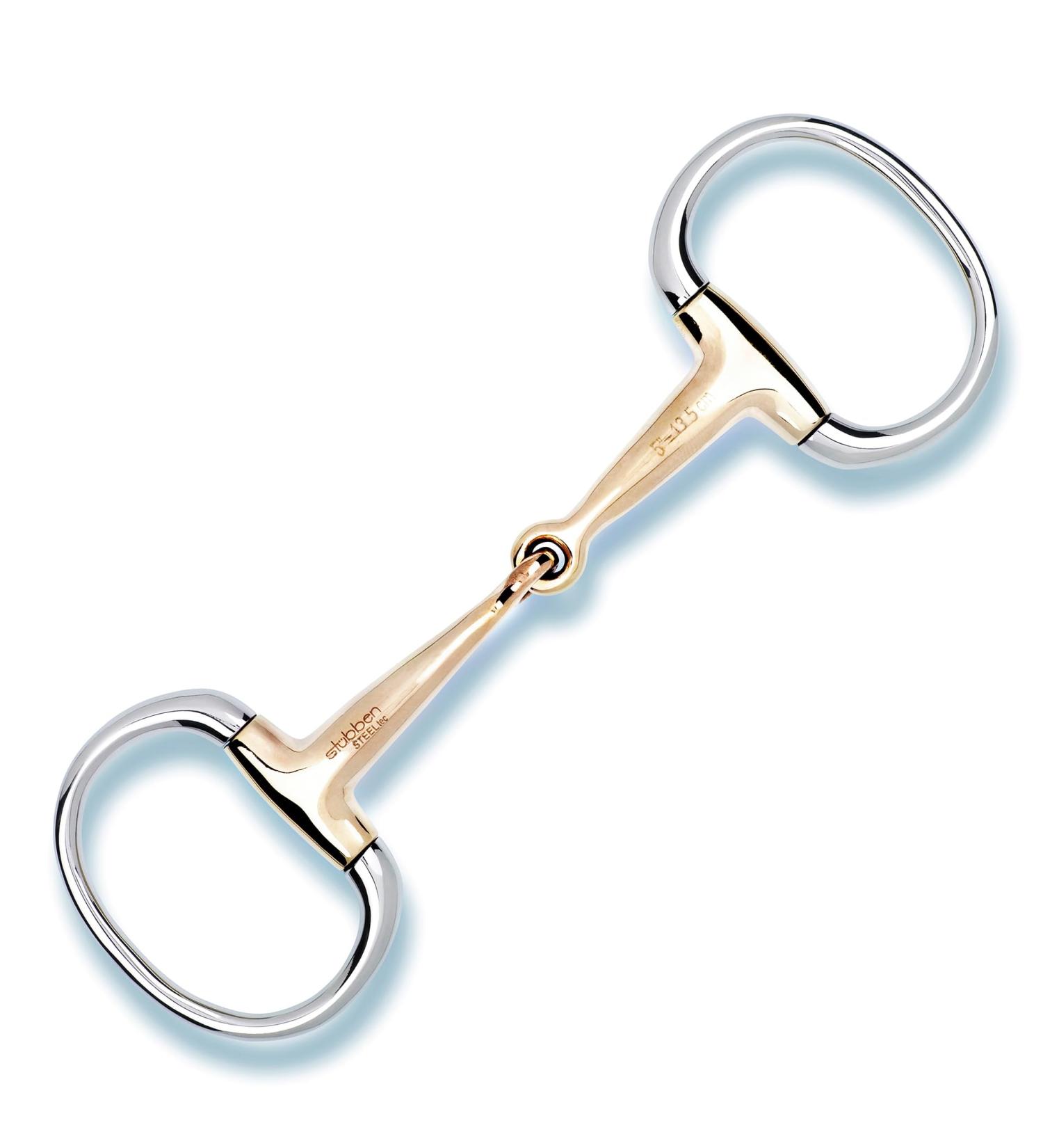 St bben bit 2236 eggbutt snaffle single jointed 13.5 cm - 16 mm - Sweet Copper