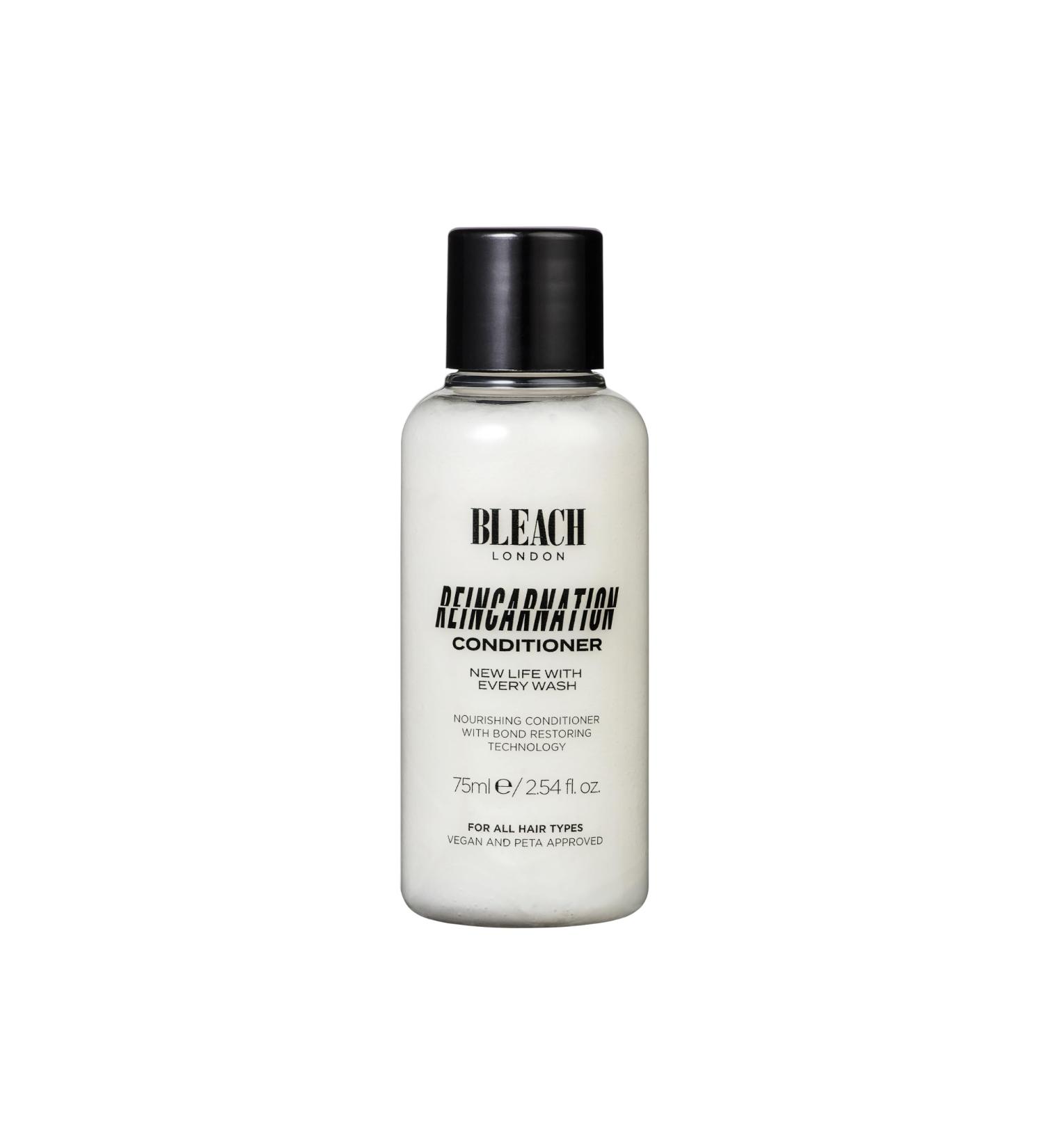 Bleach London Reincarnation Bond Restoring Conditioner Mini 75ml - Vegan Paraben-Free Daily Hair Care for All Types - Buy Online on GoSupps.com