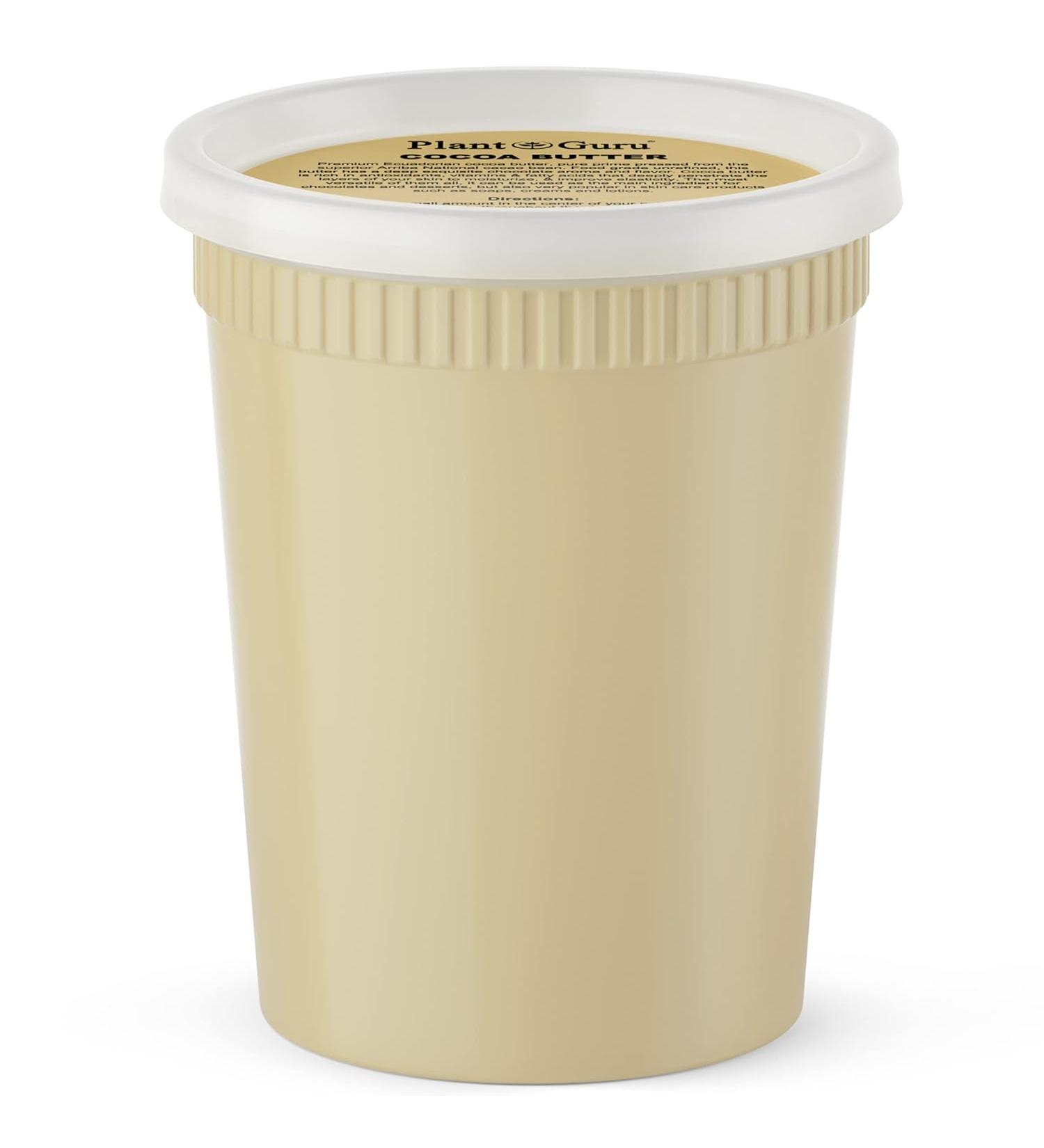 Plant Guru Raw Cocoa Butter Lip Balm and Moisturizer - Buy Online on GoSupps.com