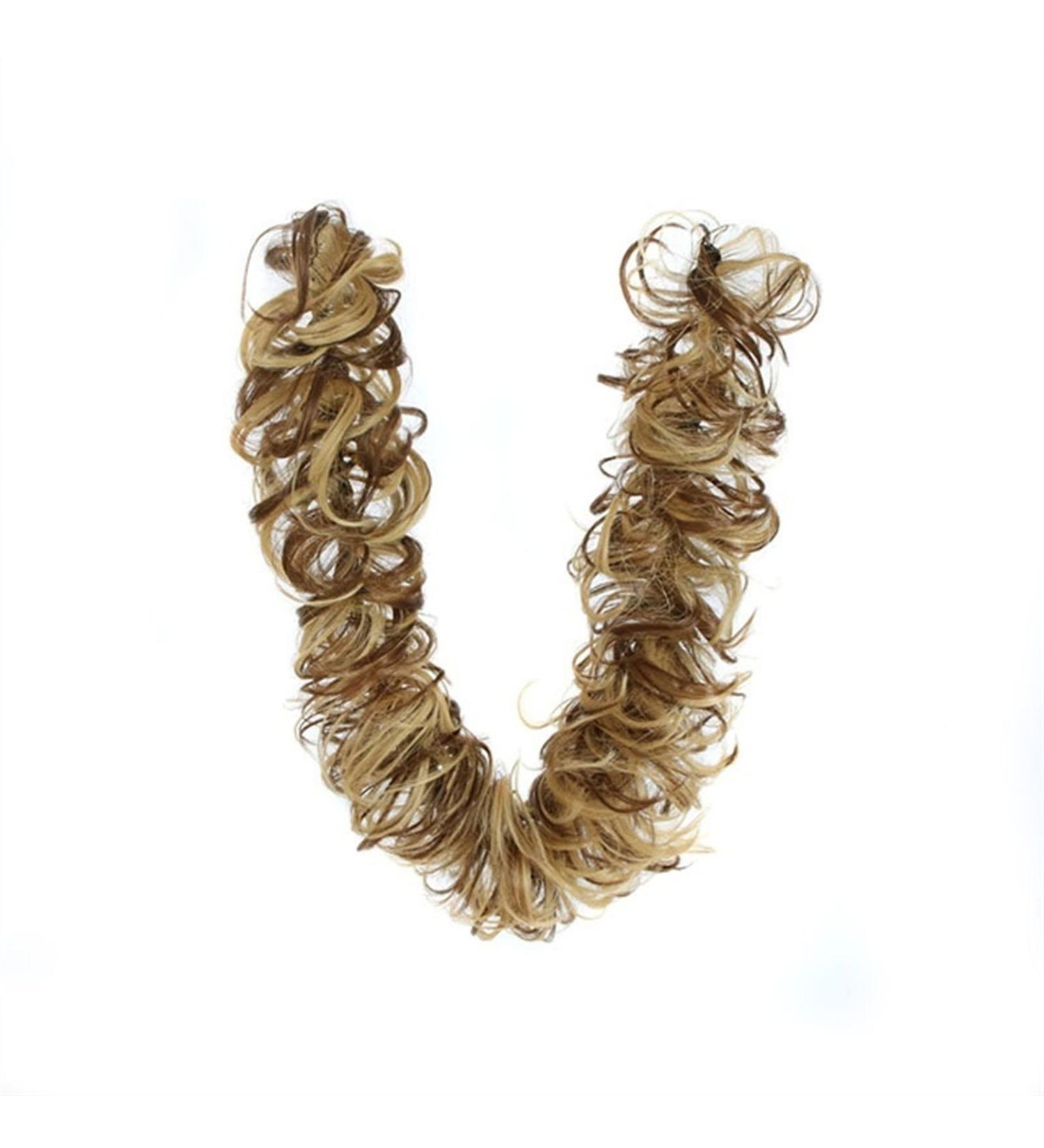 Hair Extensions Messy Bun Ponytail Hair Extensions 80cm Long with Elastic Rubber Band Synthetic Fluffy Wrap Wig Women Hair Bun Hair Pieces For Women (Color : 22H10) - Buy Online on GoSupps.com