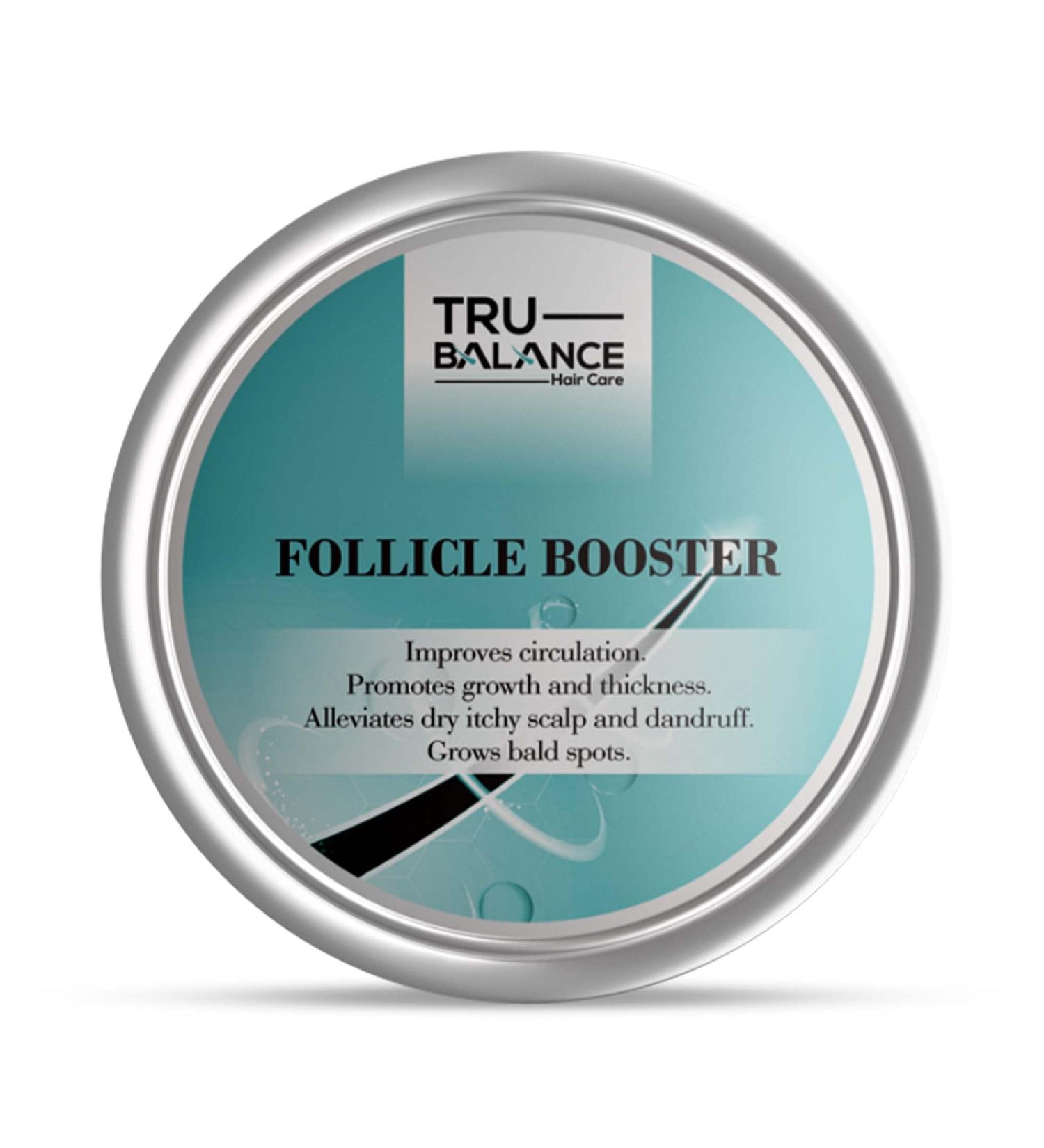 TRU BALANCE Follicle Booster Hair Growth Balm - Natural Scalp Nourishment for Hair Regrowth - DHT Blocker for Men & Women - Buy Online on GoSupps.com