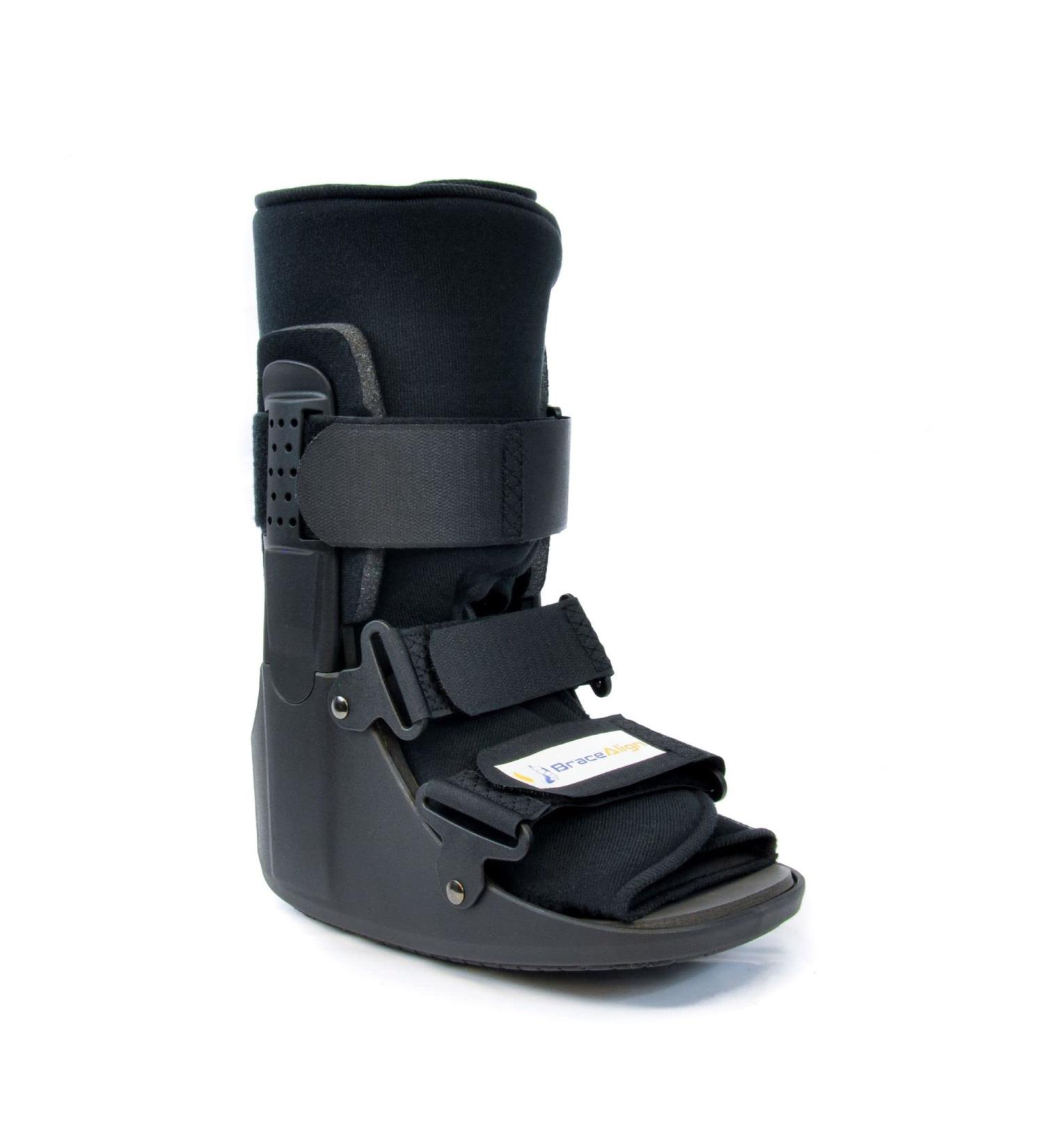Non-Air Medical Fracture Boot Short | Post Operative Support & Healing for Toe Foot Leg Ankle Injuries - L4386 L4387 - Medium - International Shipping Available - Buy Online on GoSupps.com