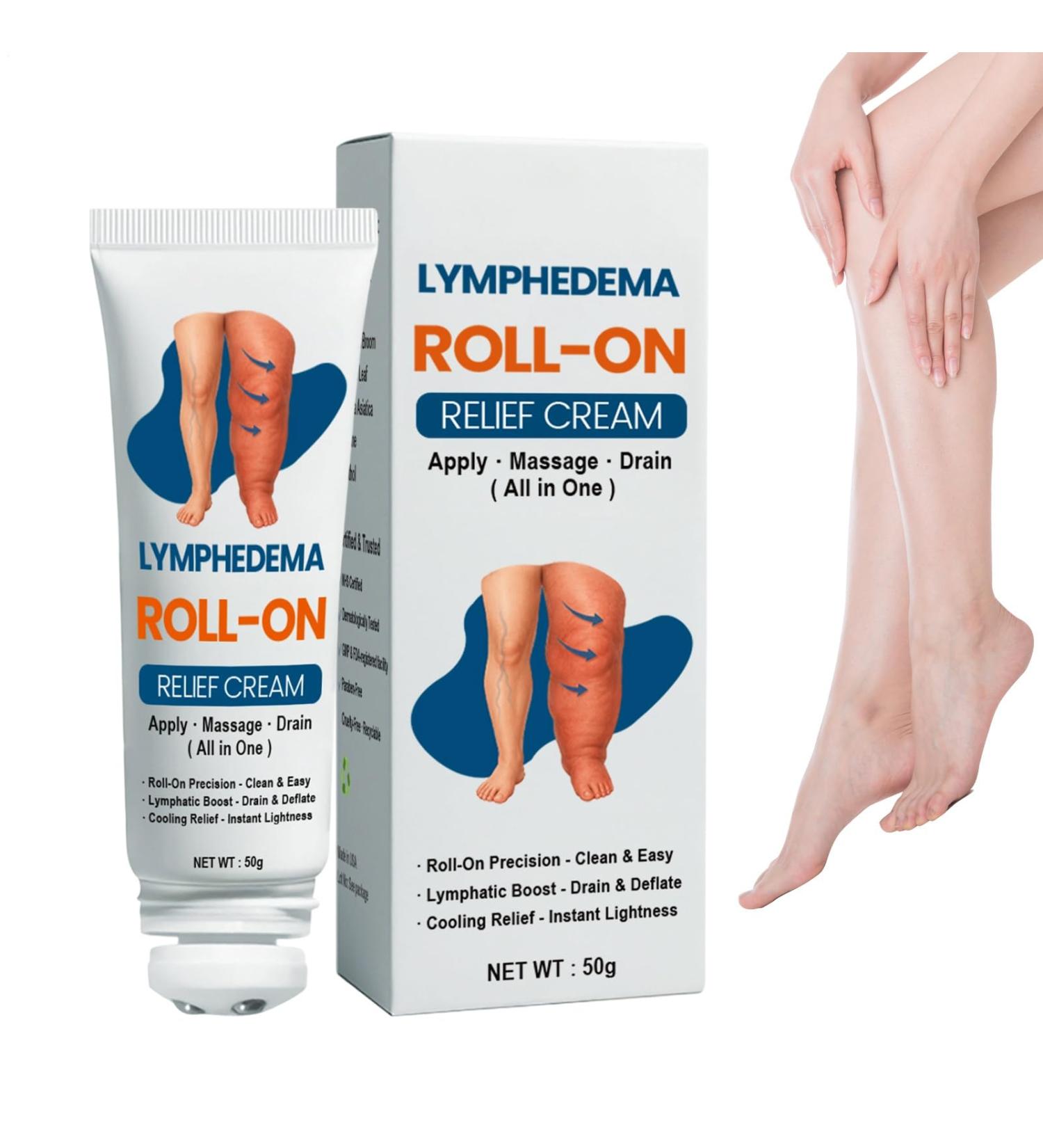Relaxing Leg Cream 50g Calf Calf Lotion with Ball Applicator - Natural Calf Cream Soothing for Legs Skin Types Travel Home Family Women Friends - Buy Online on GoSupps.com