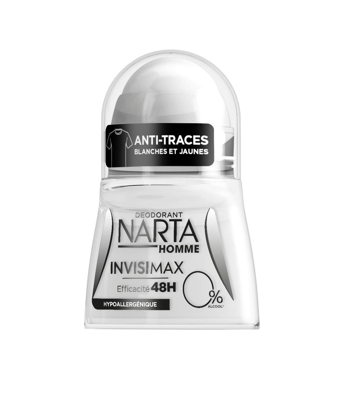 NARTA Invisimax 0% Deodorant 48H Men - Buy Online on GoSupps.com