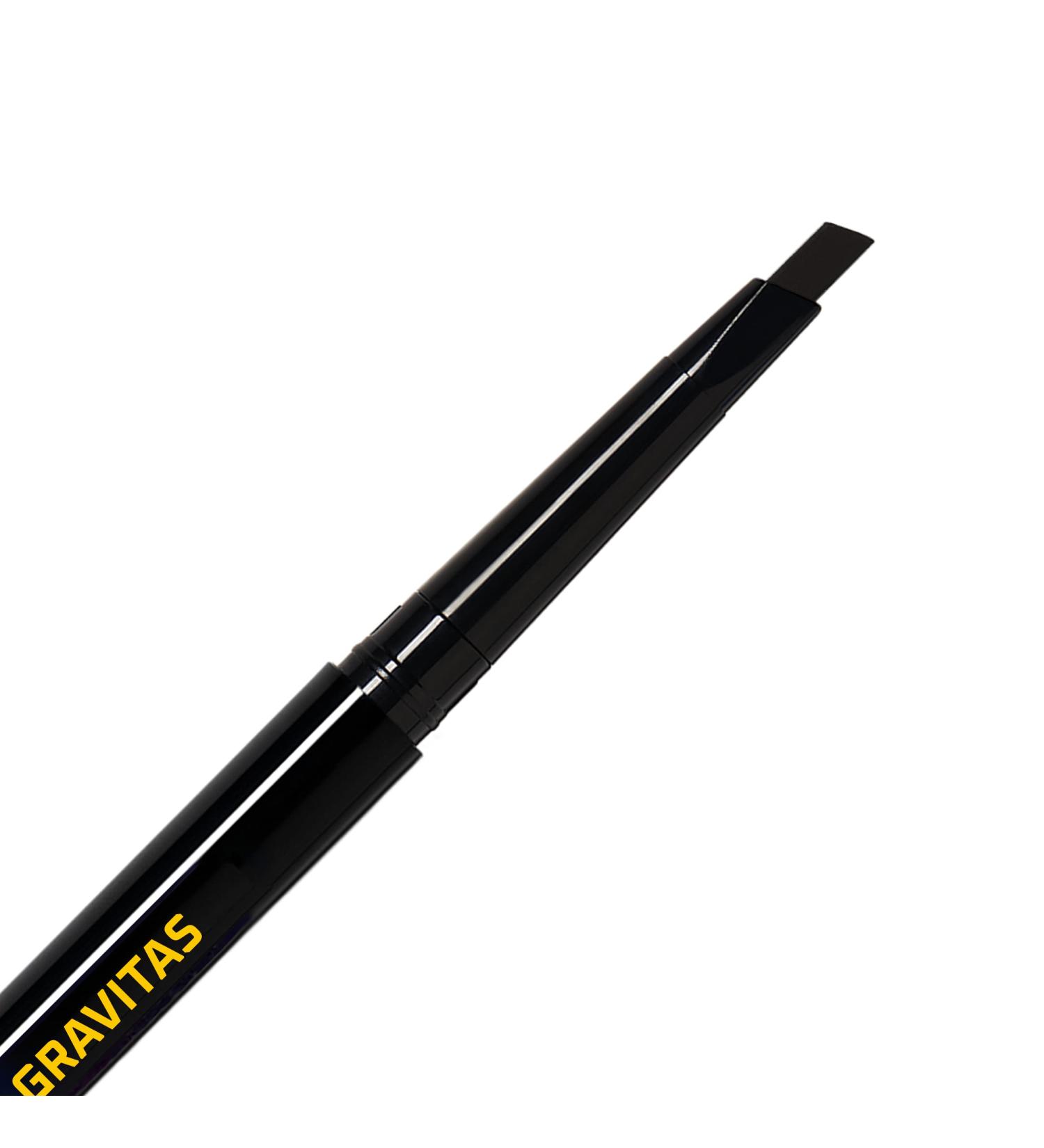 GRAVITAS Beard Filler Pencil - Waterproof, Double-Ended Angled Tip & Spoolie Brush, Cruelty-Free (Black) - Buy Online on GoSupps.com
