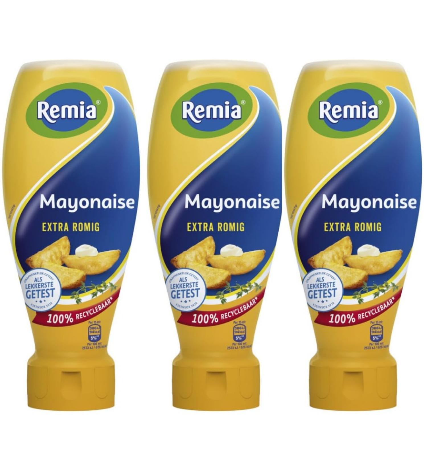 With Pufai Grocery REMIA Mayonnaise Saus Saus 500ml x 3 pieces - Buy Online on GoSupps.com