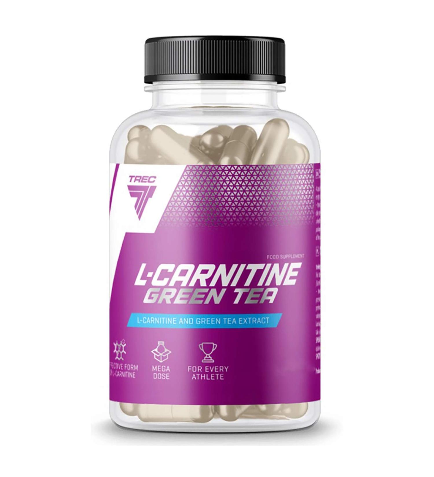 Trec Nutrition L-Carnitine + Green Tea 180 Capsules - Boost Metabolism & Energy | Buy Online Worldwide - Buy Online on GoSupps.com